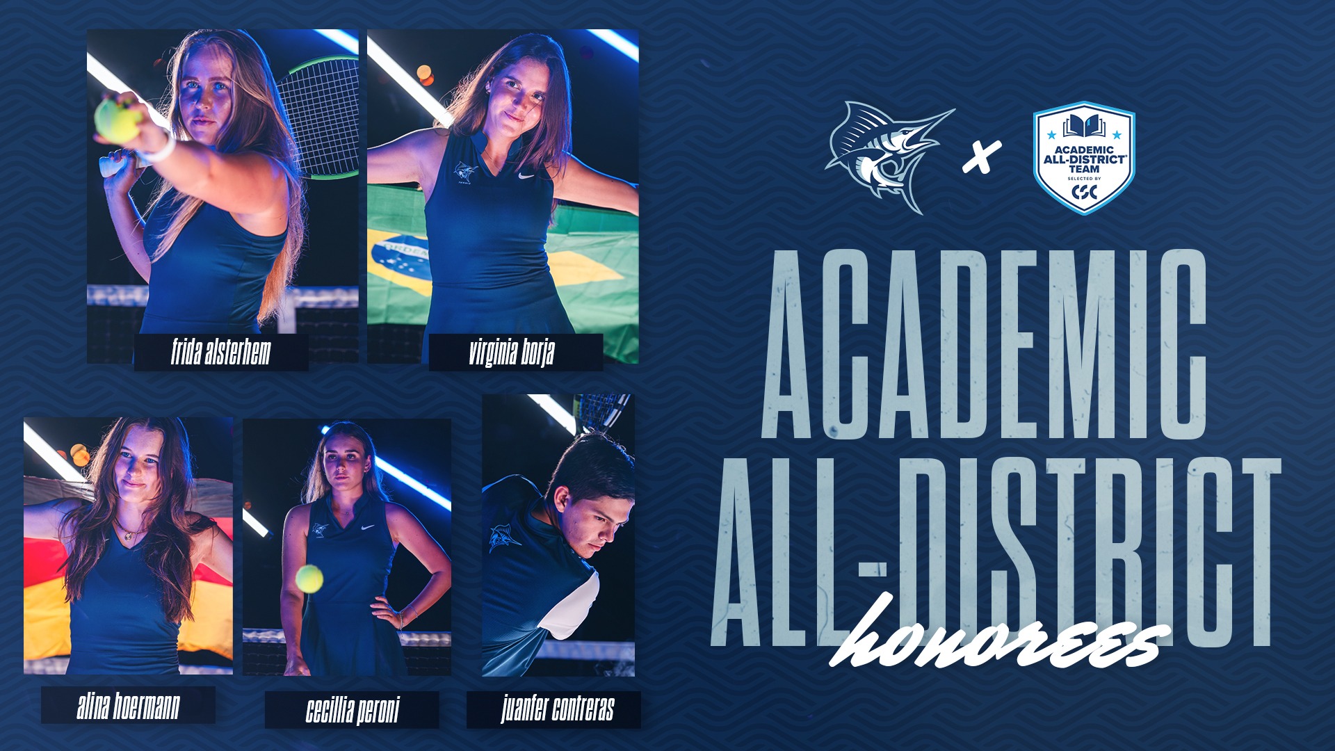 Academic All-District SSC Tennis