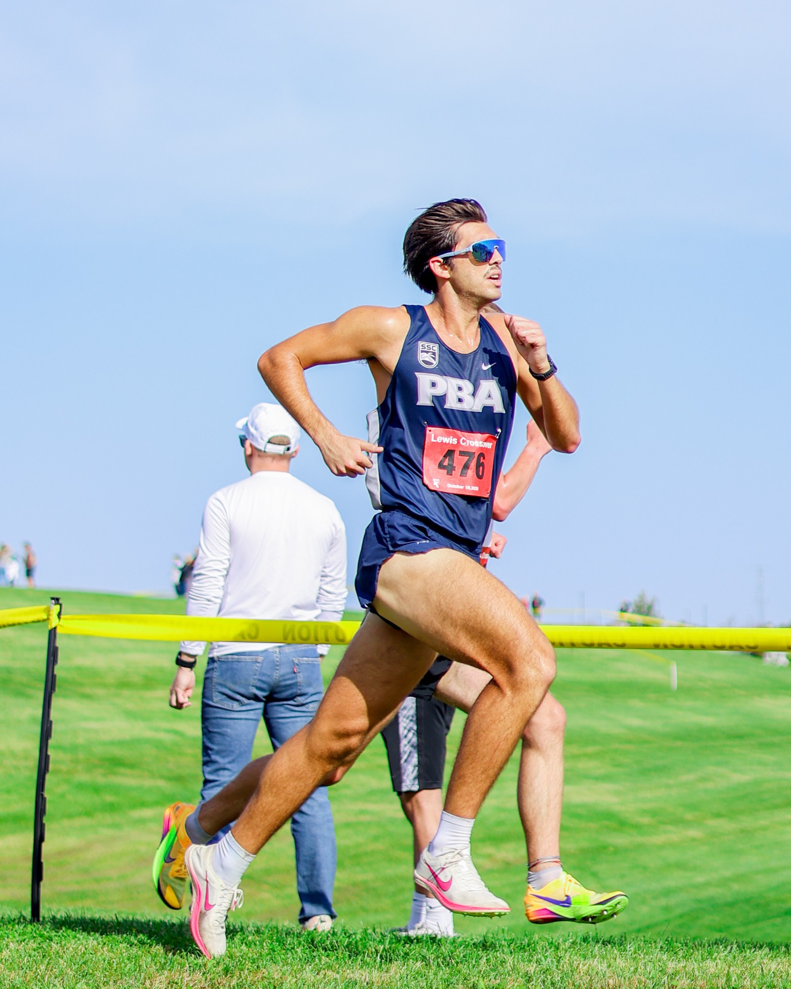 Men's Cross Country at Lewis Crossover action shot 2026