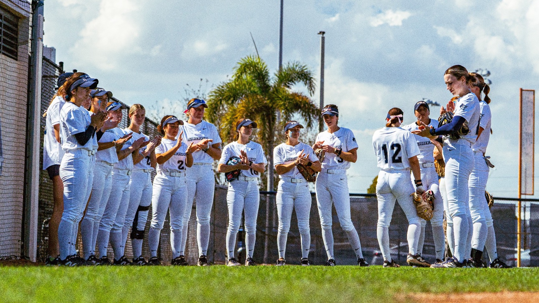 Softball Team Huddle 2026