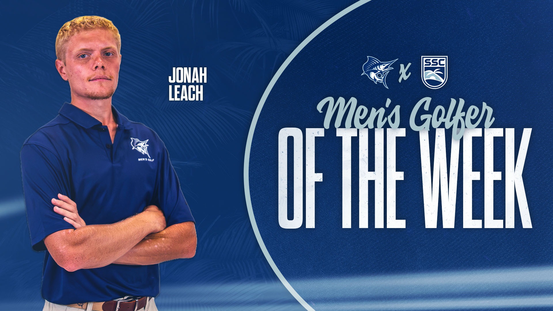 Jonah Leach Men's Golfer of the Week