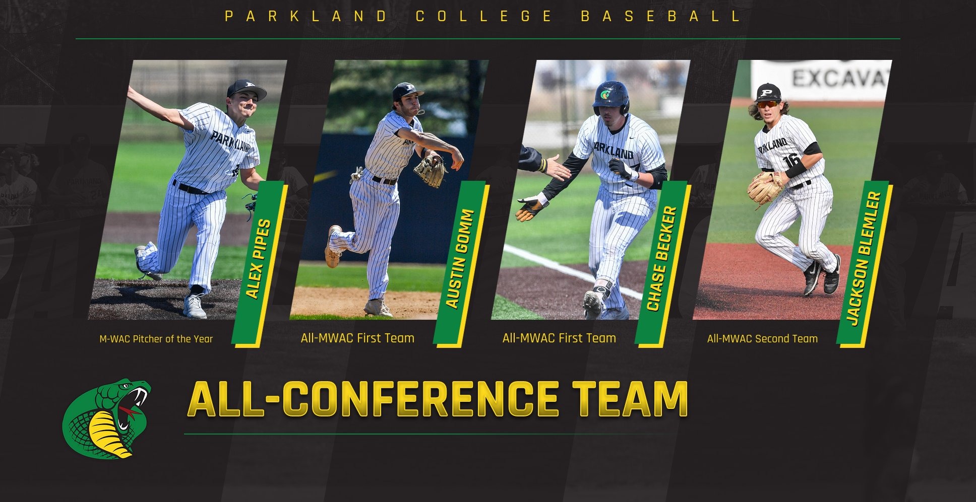 Four Cobras Named to the MWAC AllConference Teams Parkland College