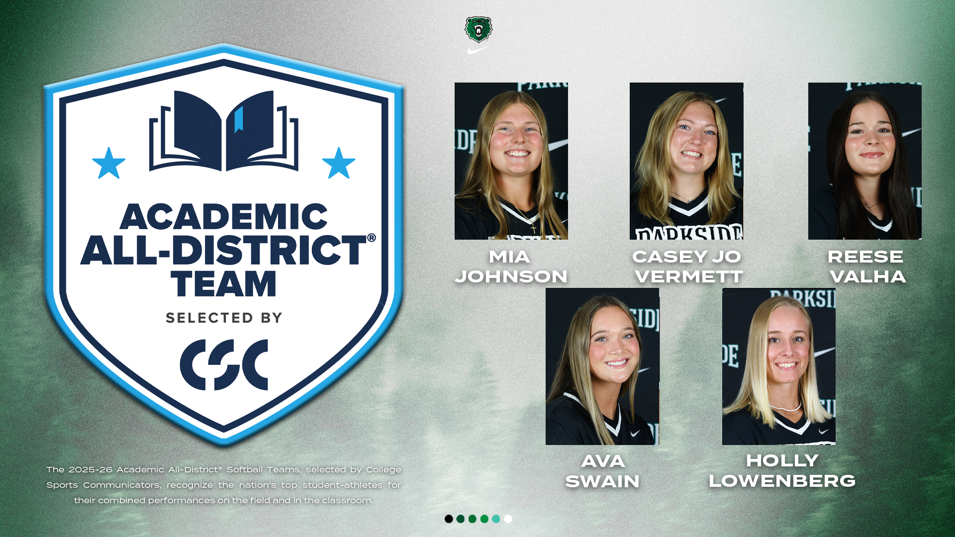 2026 CSC All-District Softball