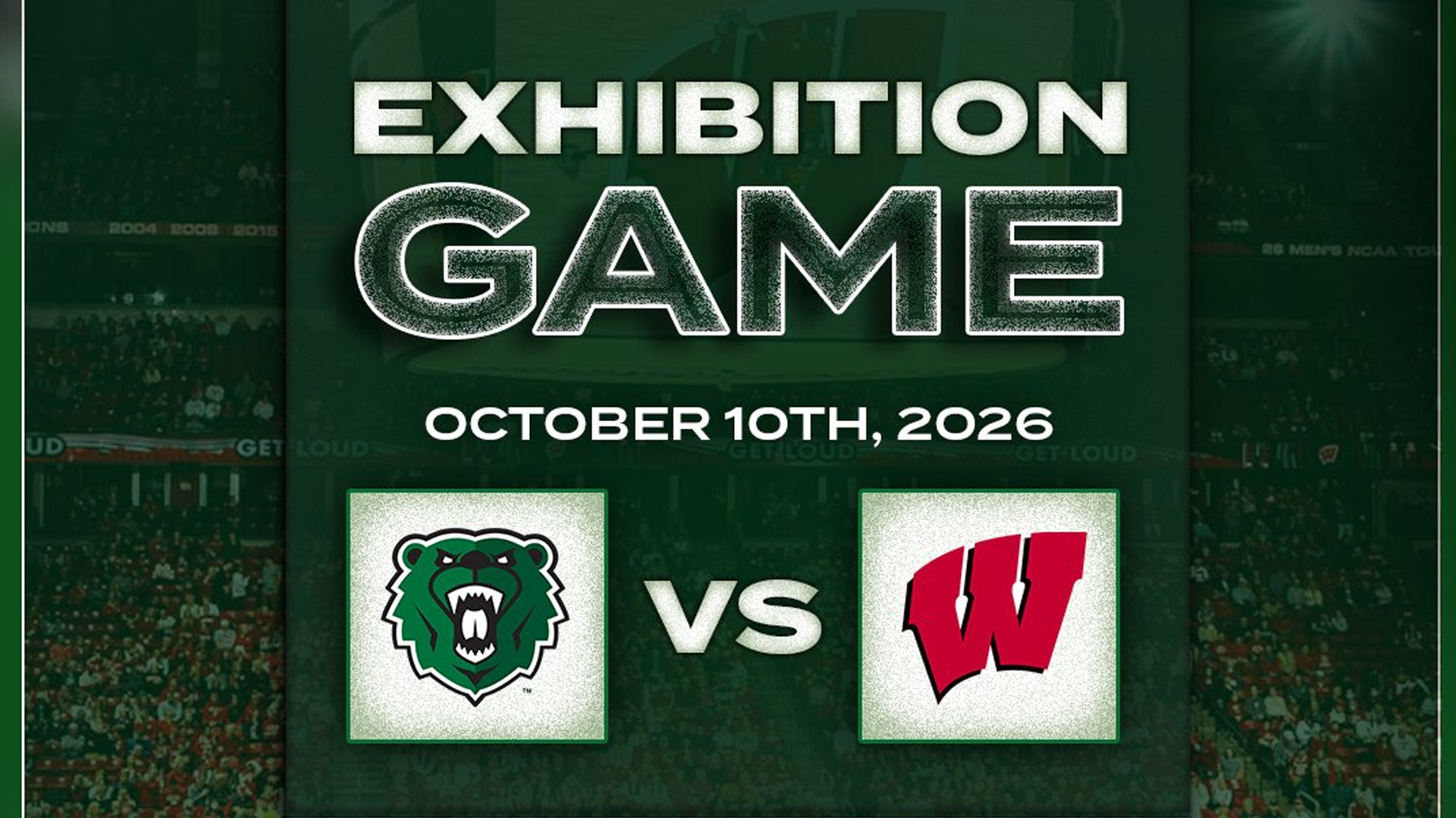 Men's Basketball vs. Wisconsin Graphic