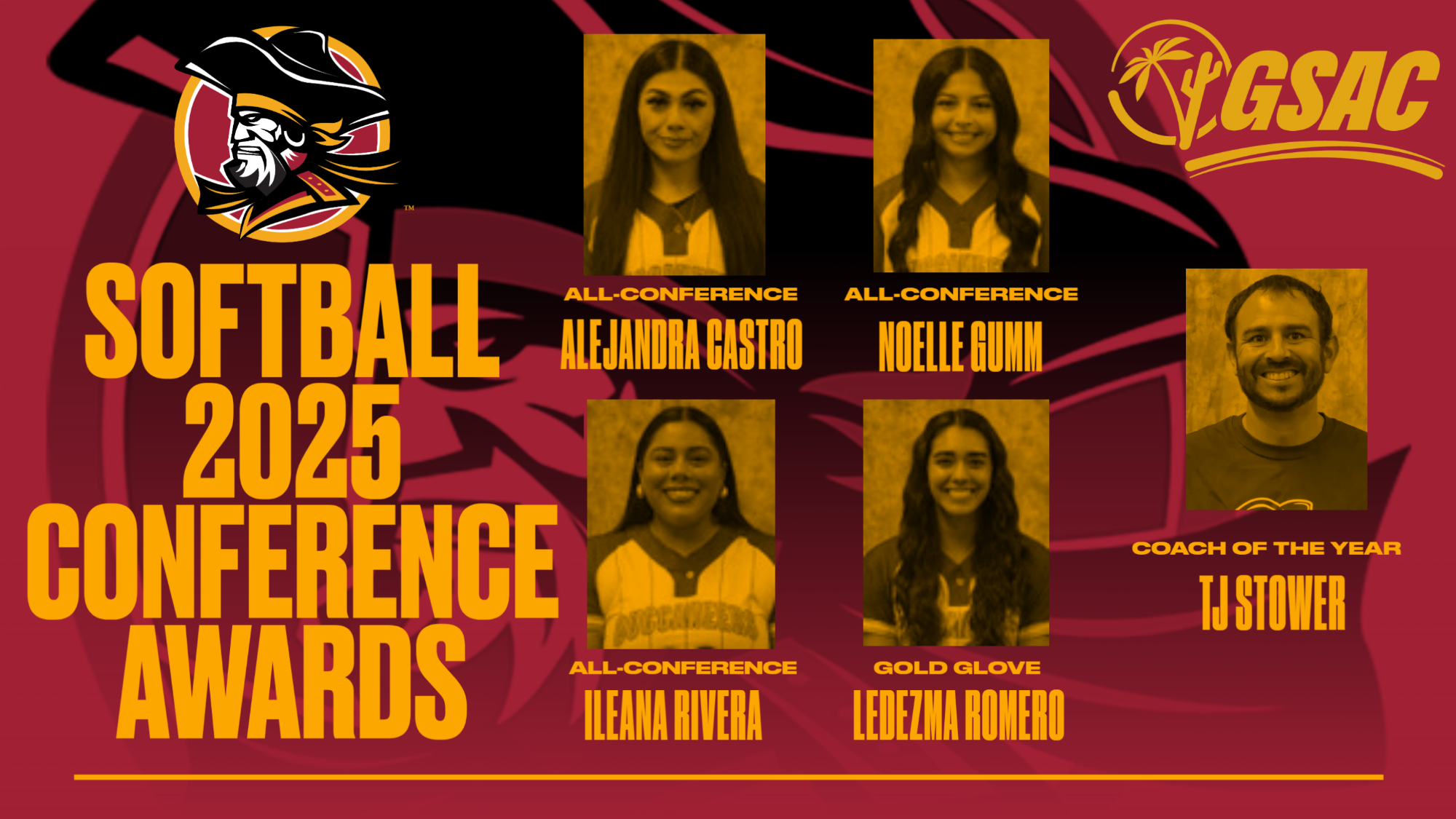 Softball All-Conference 2025 Banner