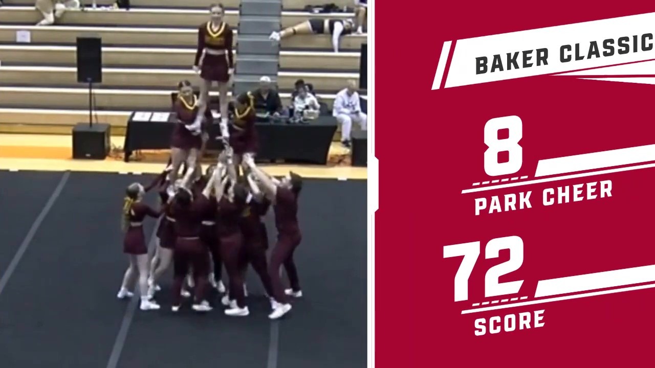 cheer at Baker Classic