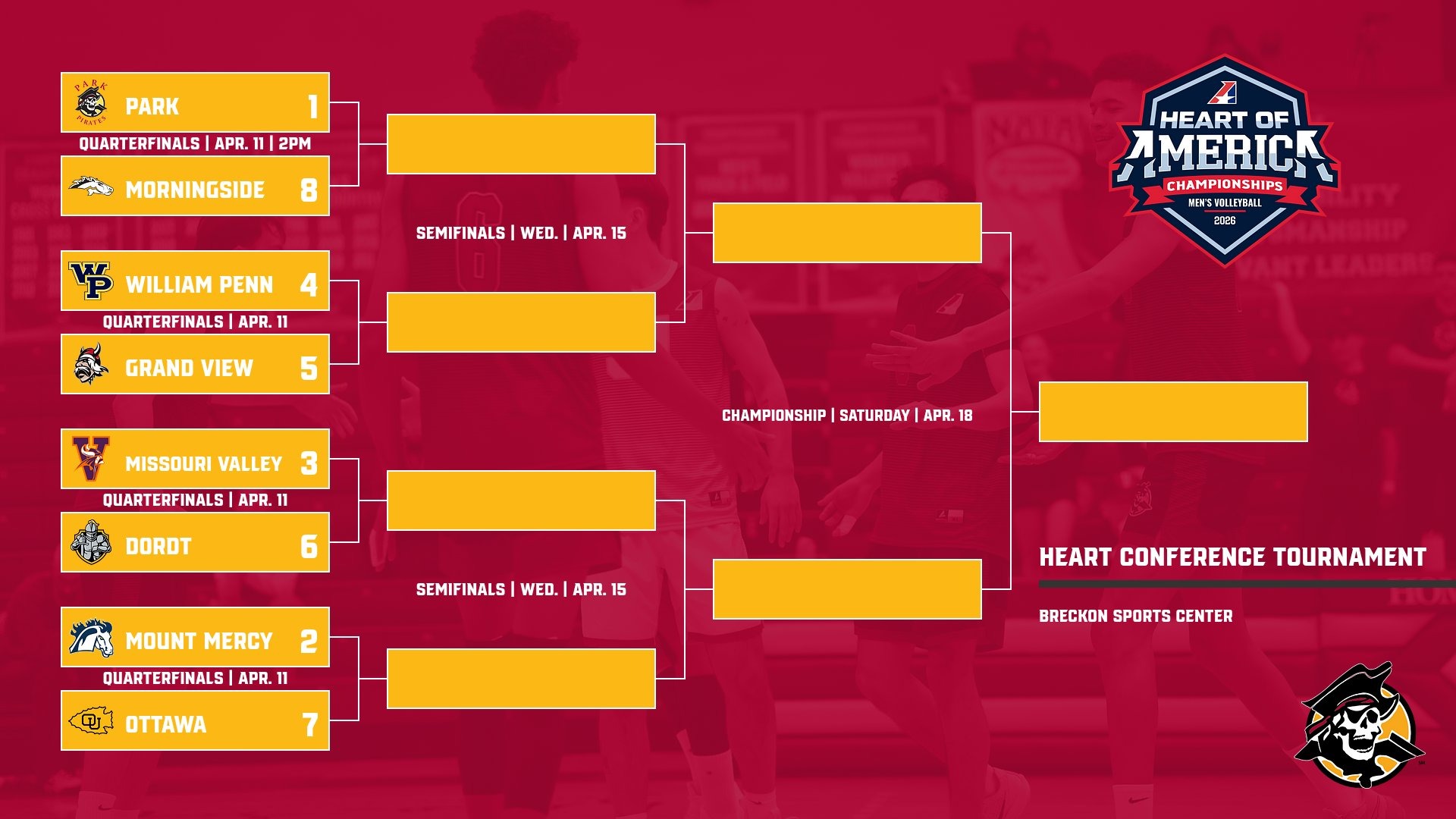 Heart Conference Tournament Info
