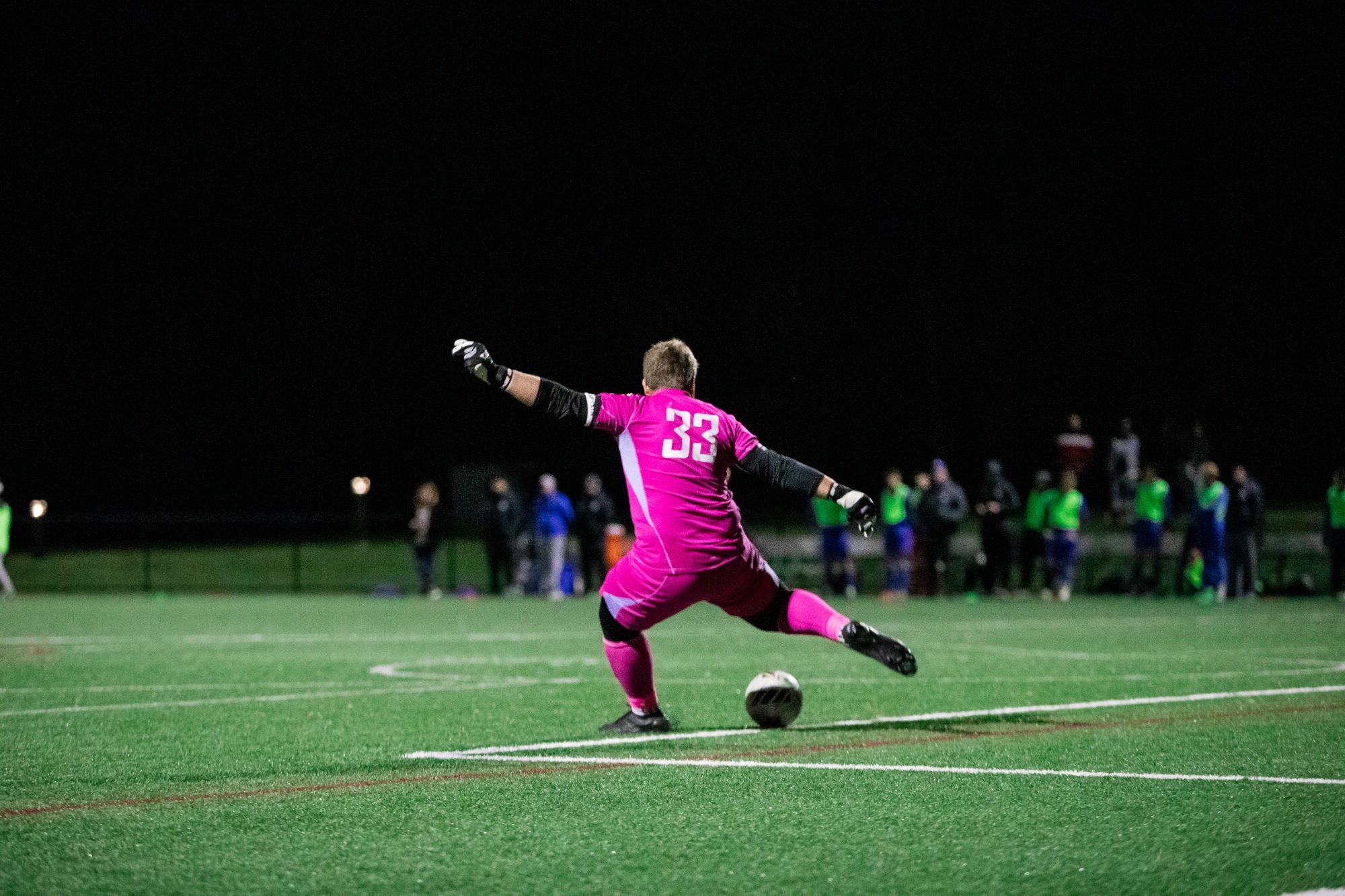 Miller takes goal kick