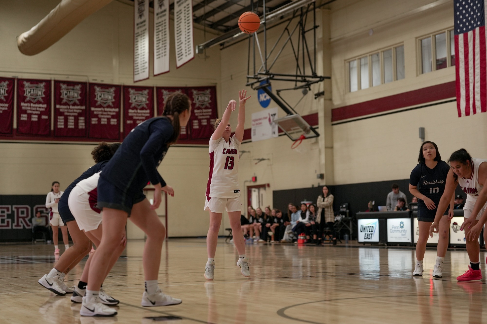 Brittin shoots free throw