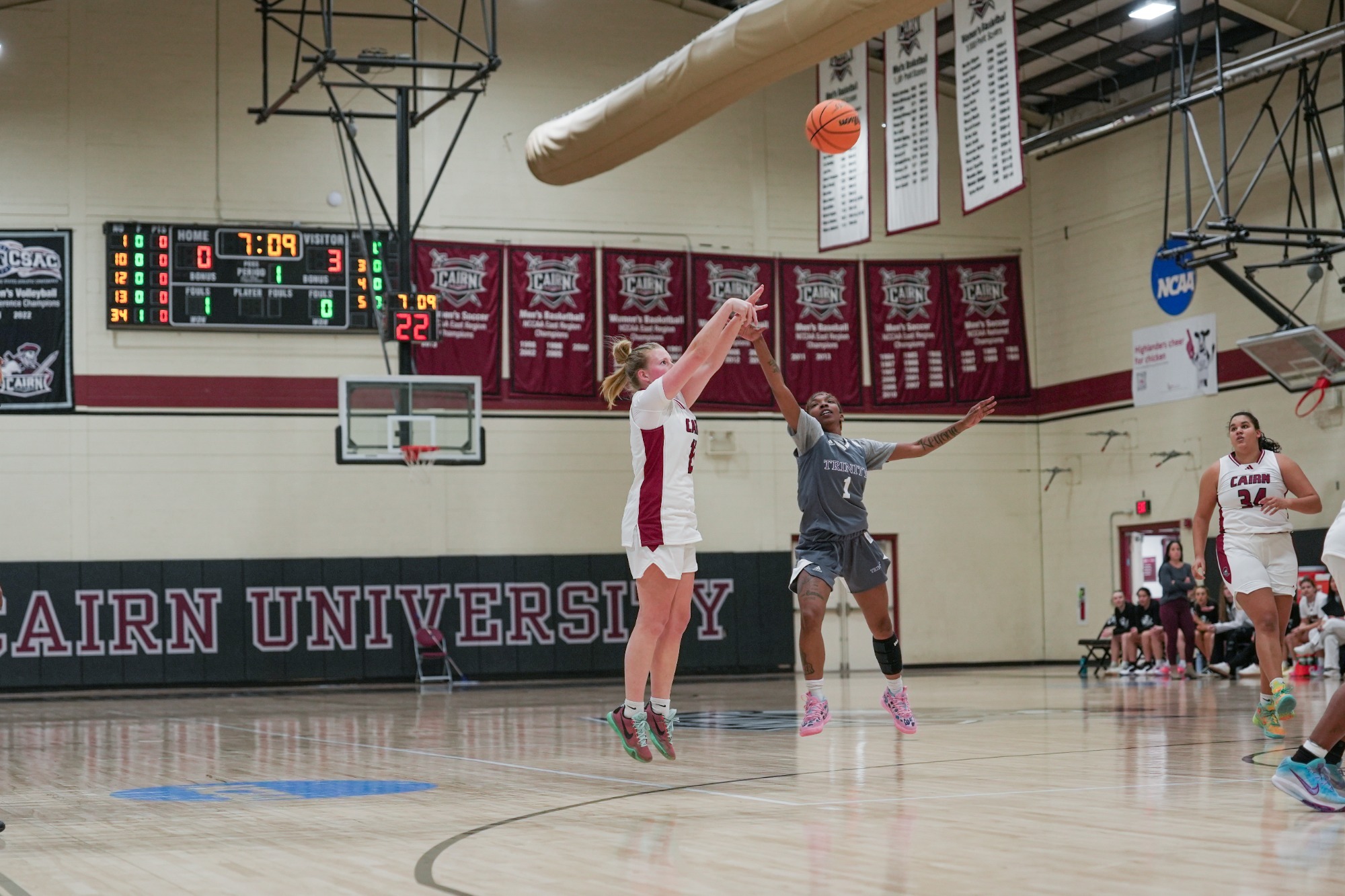 Emily Brittin Jump Shot vs Trinity