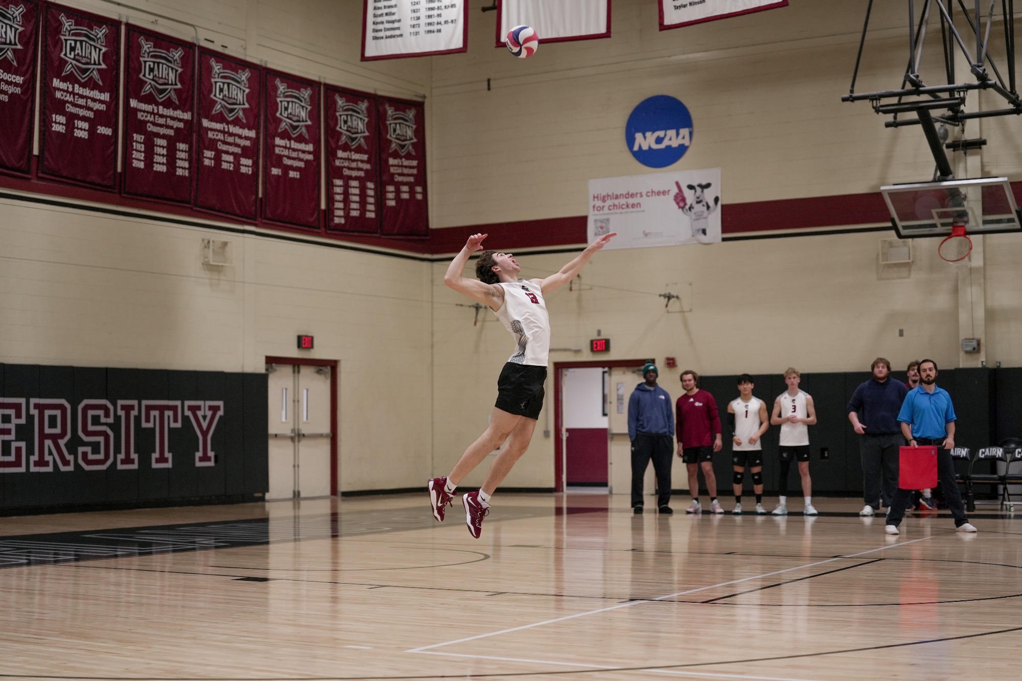 Panaia takes a serve
