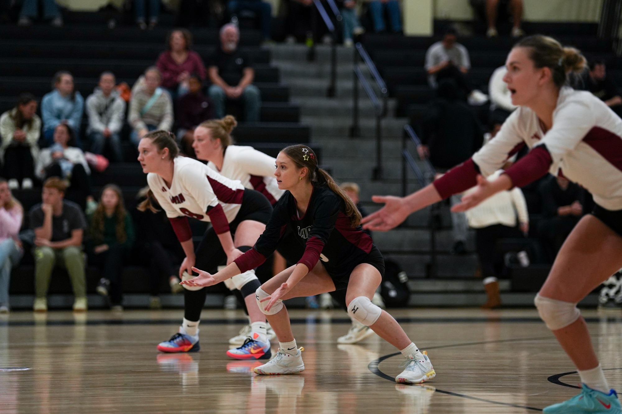 Magazzu prepares for the serve. 