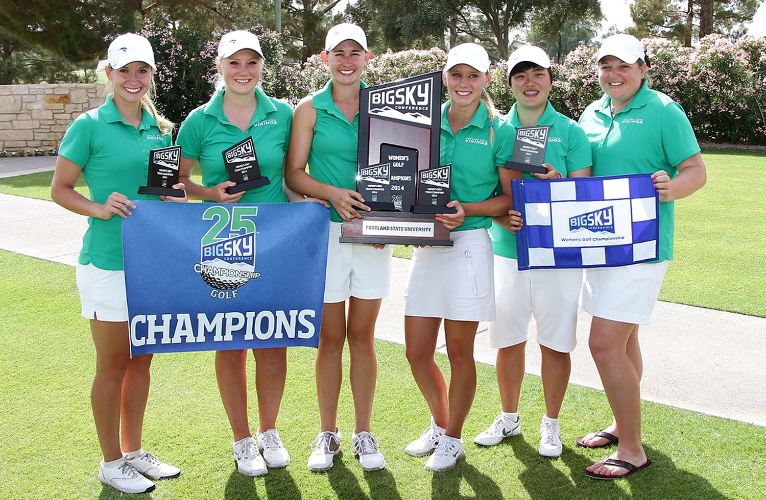 2014 Big Sky Championship Golf team