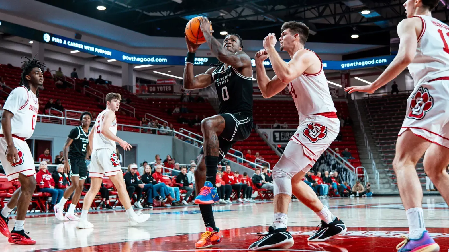 Keyon Kensie kept getting free inside for his Portland State career scoring high