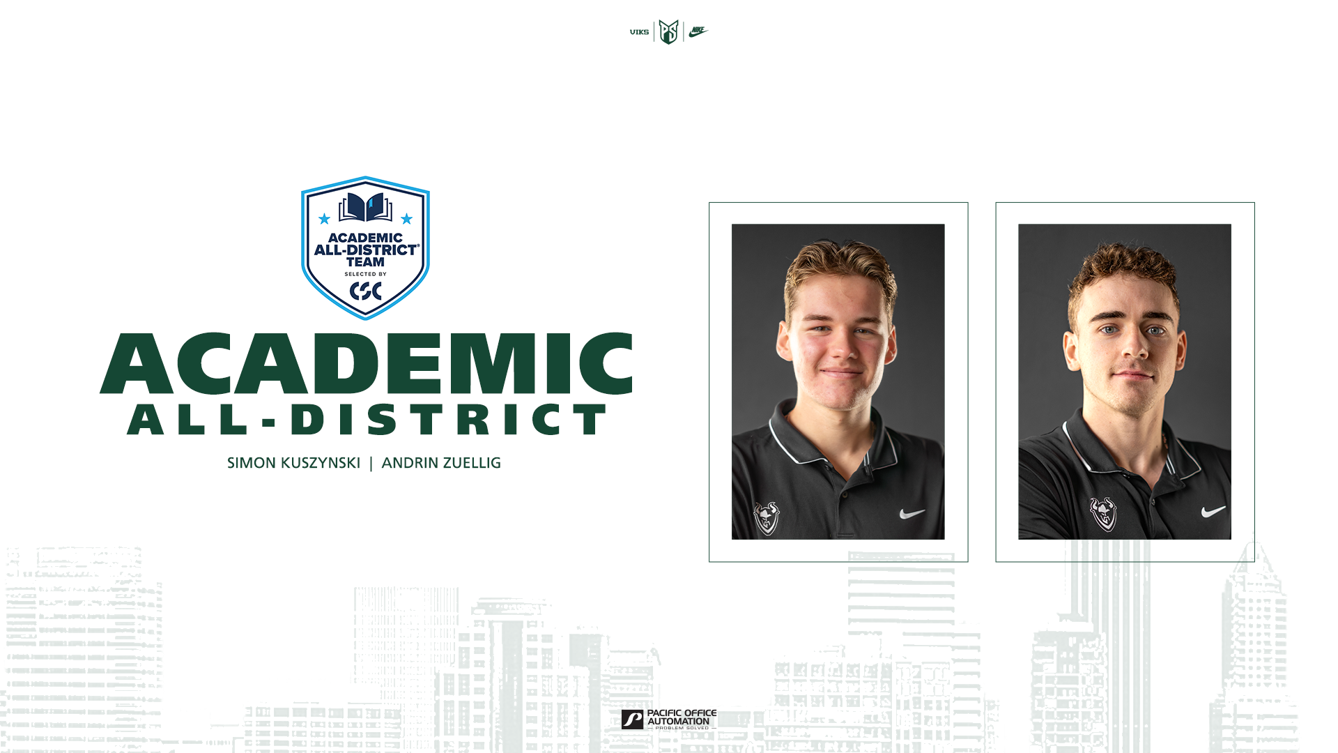 Men's Tennis Academic All-District 