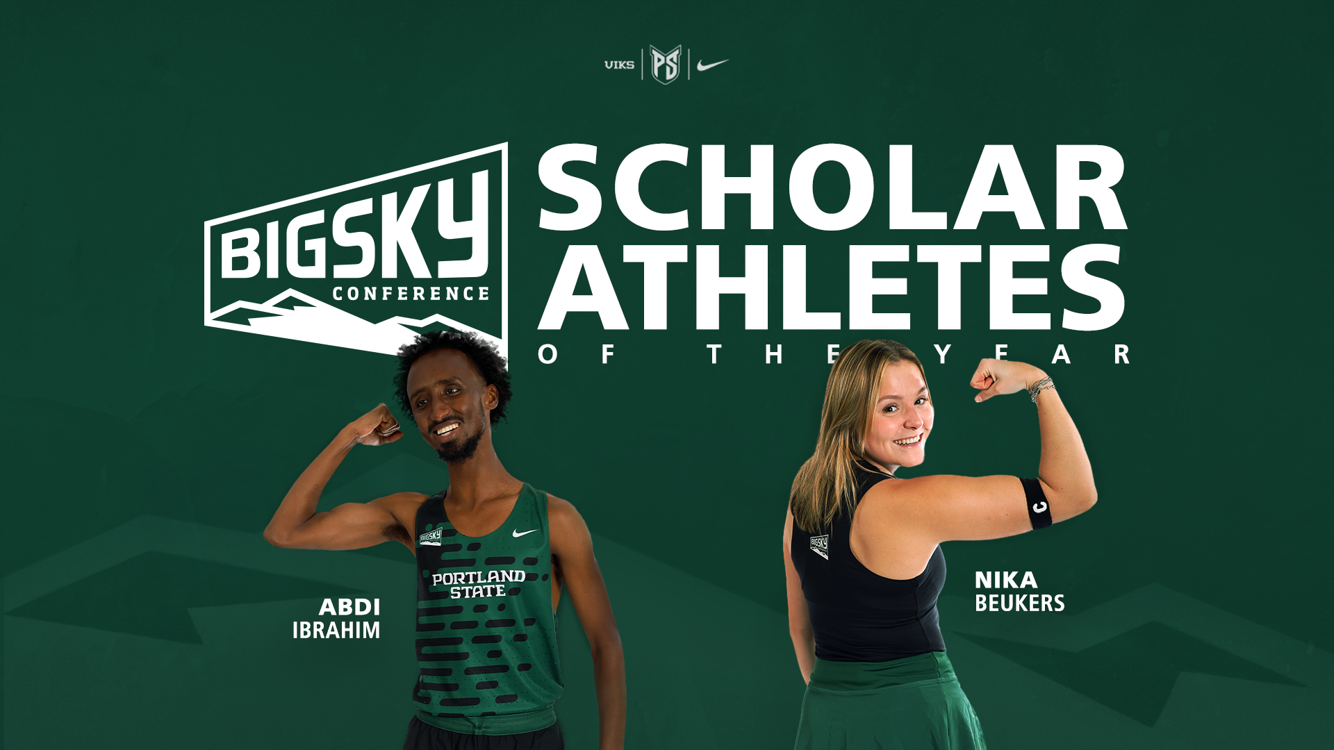 Big Sky Scholar Athletes Of The Year: Abdi Ibrahim and Nika Beukers
