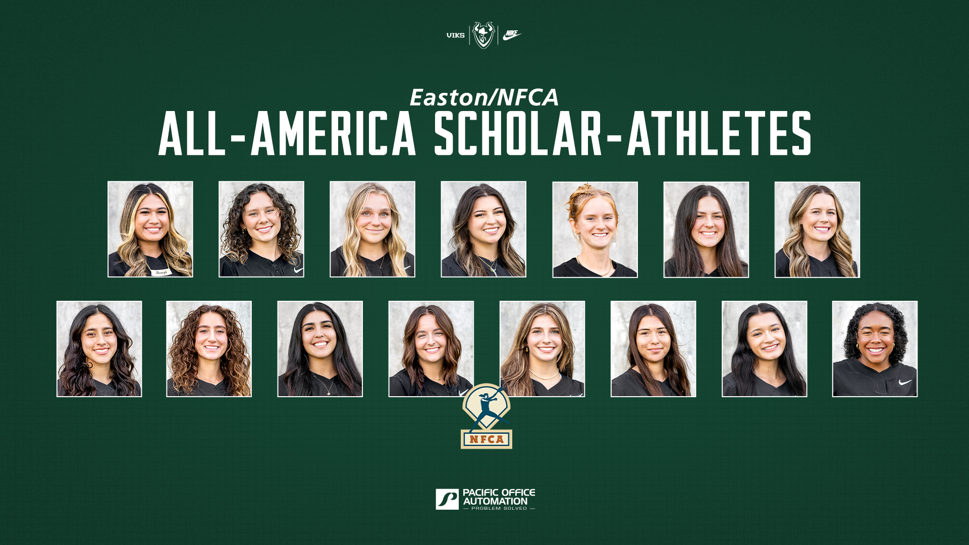 2024-25 Softball Easton/NFCA All-America Scholar-Athletes