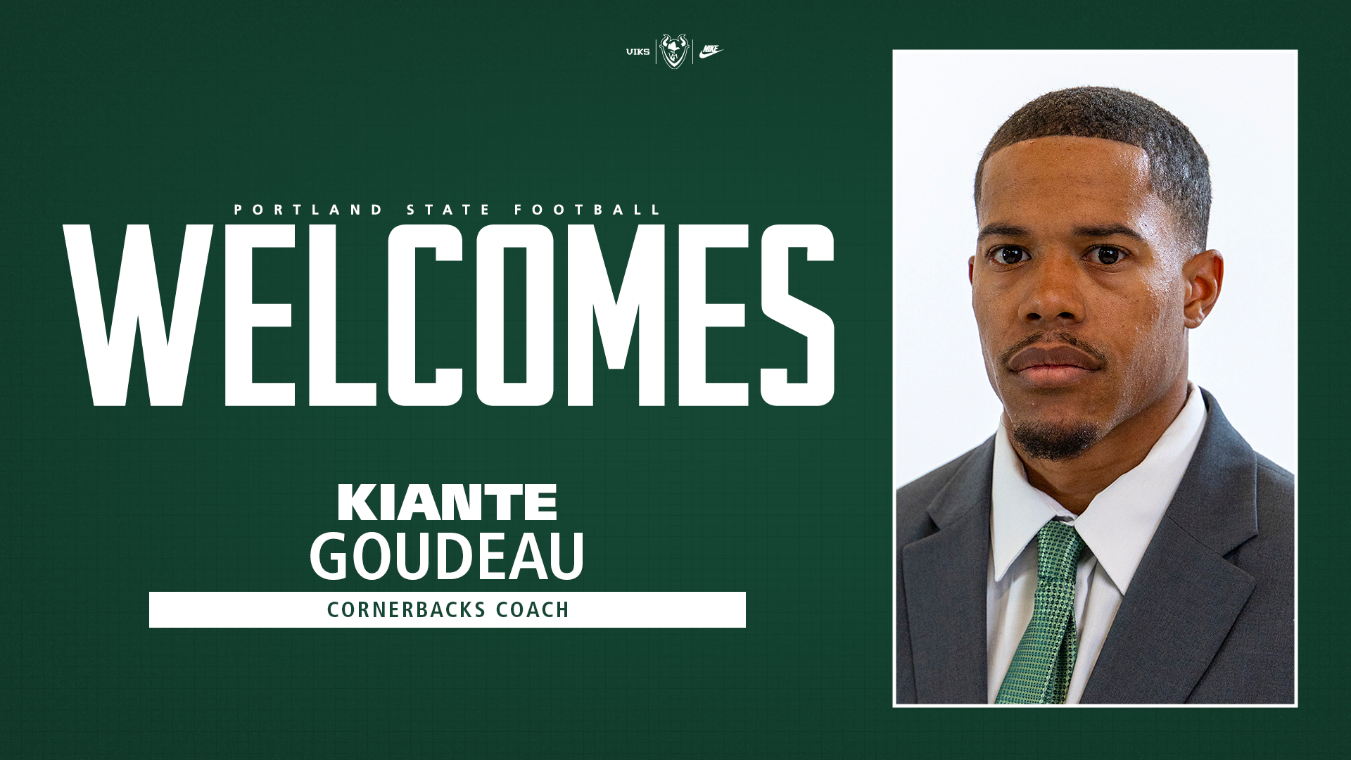 Kiante Goudeau, cornerbacks coach