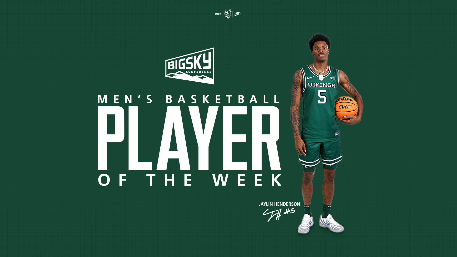 Jaylin Henderson, Big Sky Conference Basketball Player of the Week