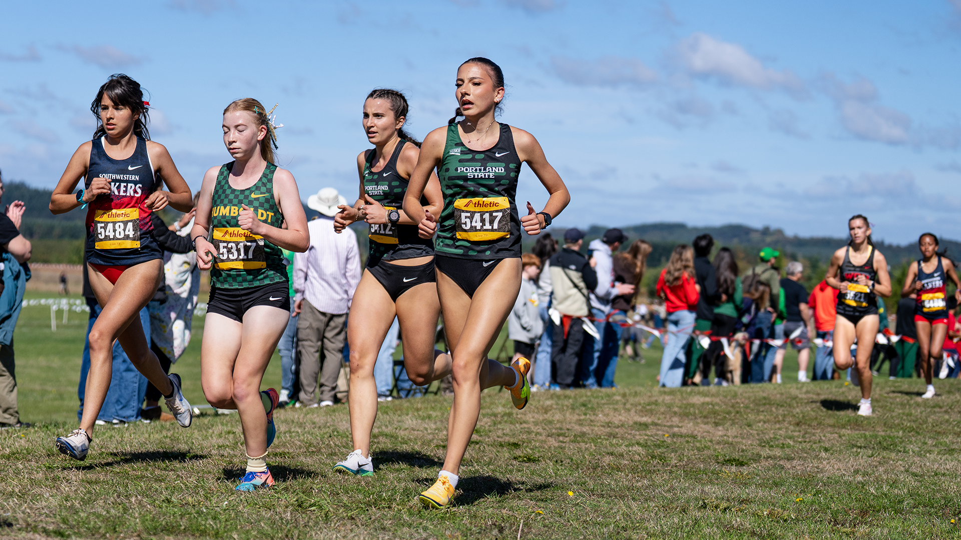 Portland State cross country runner Brianna Mazilu competes in the Mike Johnson Classic.
