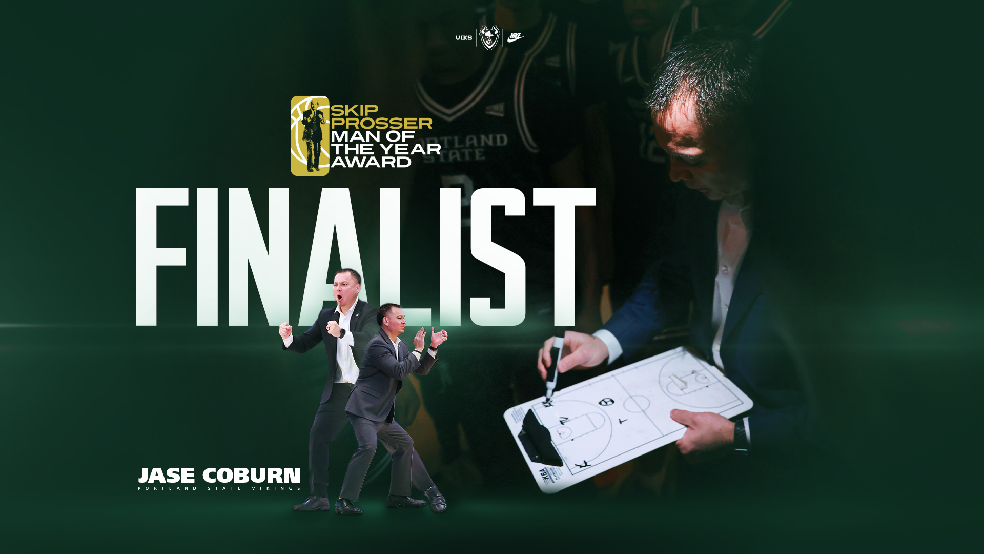 Jase Coburn, finalist for Skip Prosser Man of the Year Award