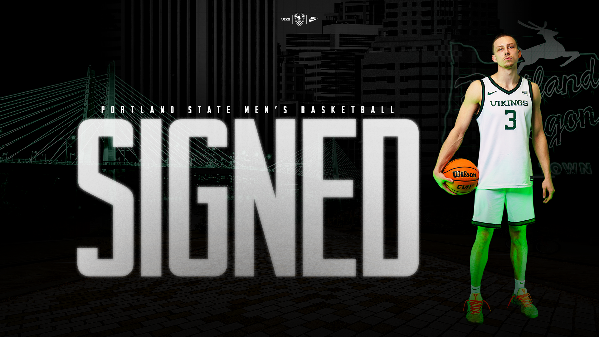 Emil Skytta has a signed with Portland State Men's Basketball