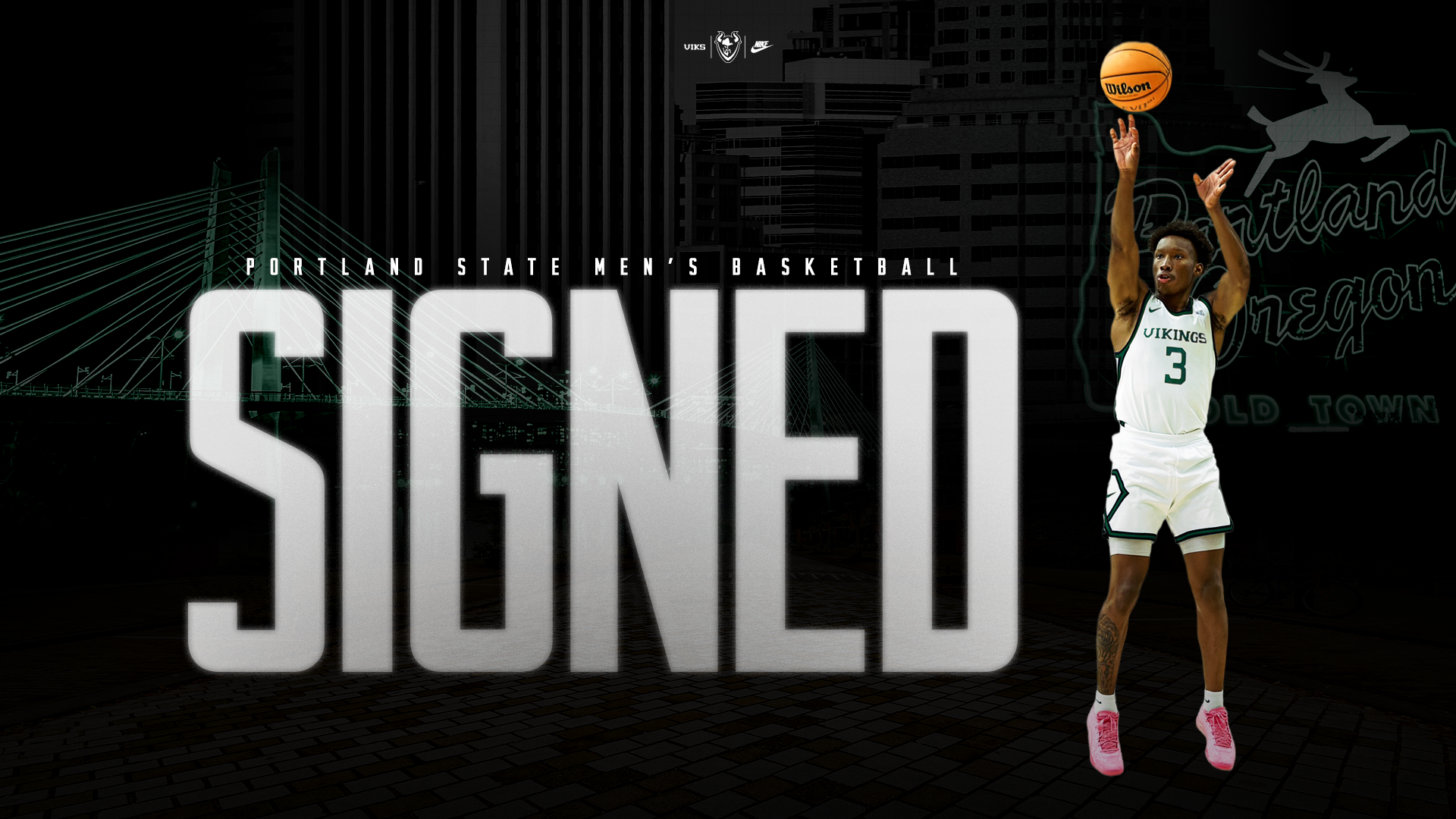 Transfer guard Trevor Frank has signed the Vikings for 2026-27