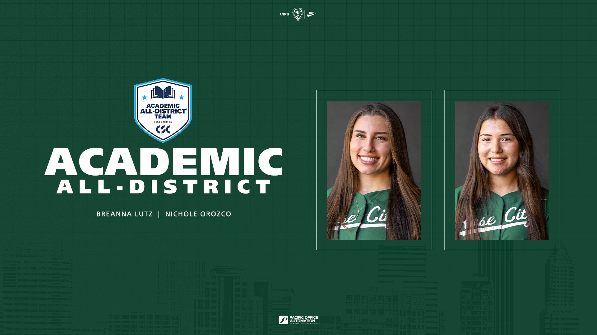 Softball CSC Academic All-District
