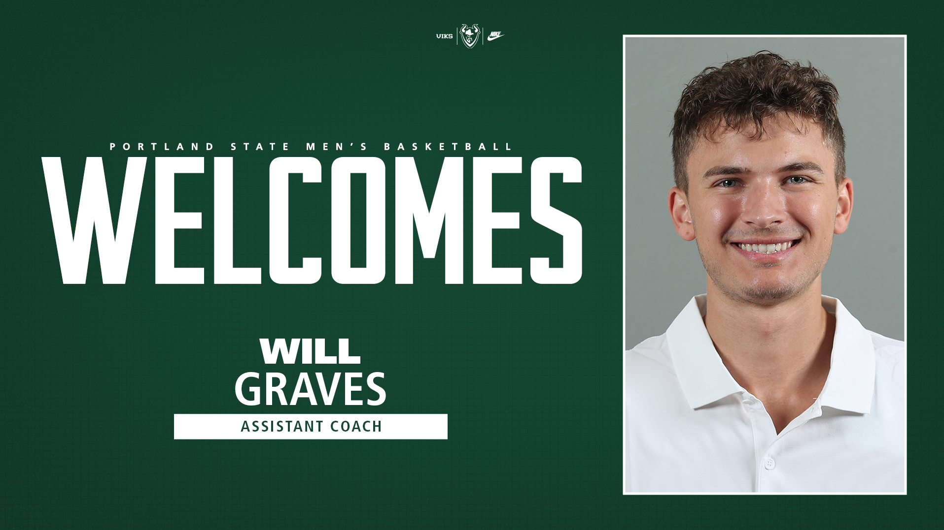 Portland State Basketball Welcomes Assistant Coach Will Graves