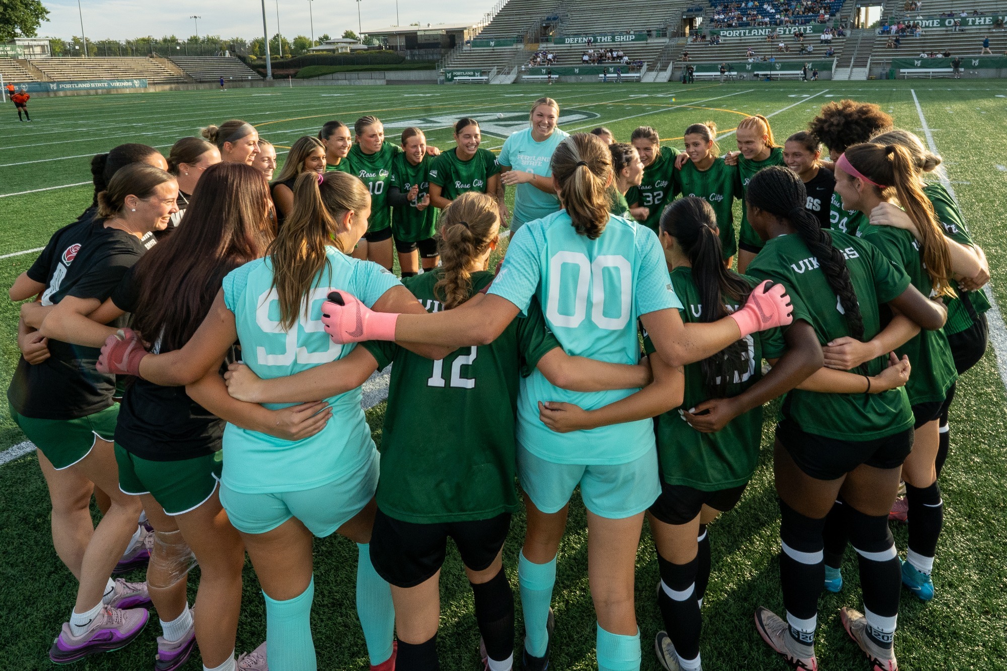 The Vikings prep for a home match during the 2025 season