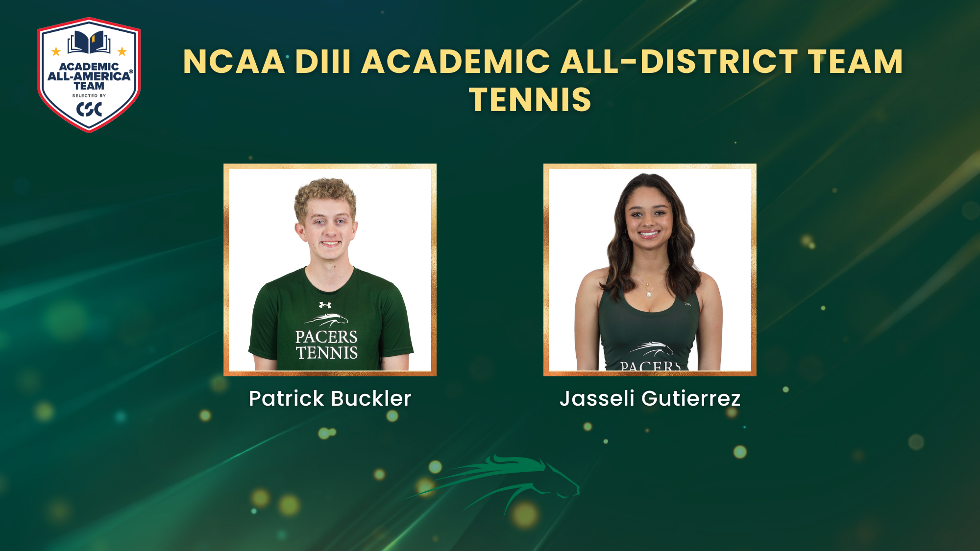 Academic All-District Tennis Graphic 2024