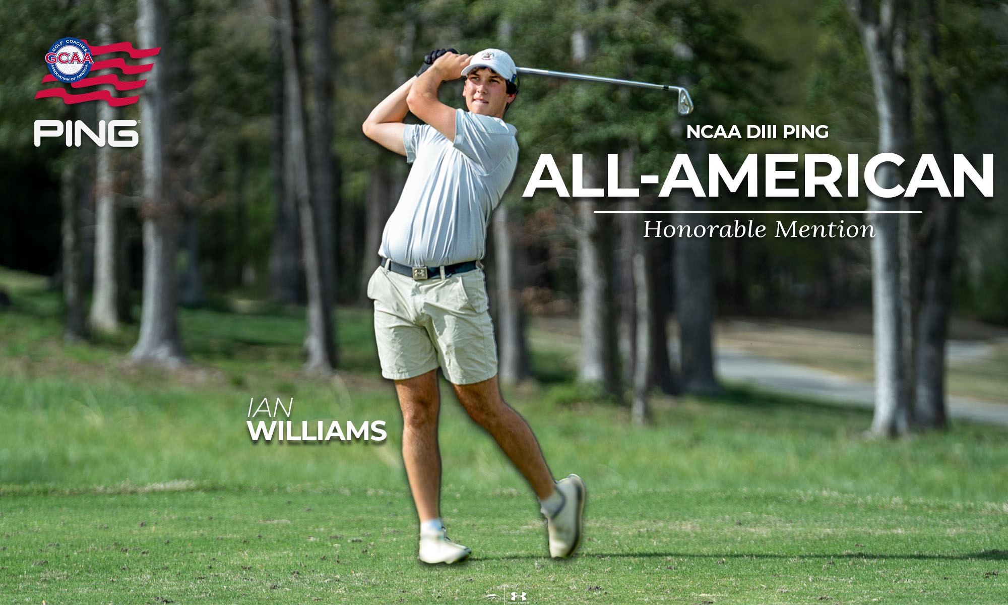 Ian Williams all American honorable mention