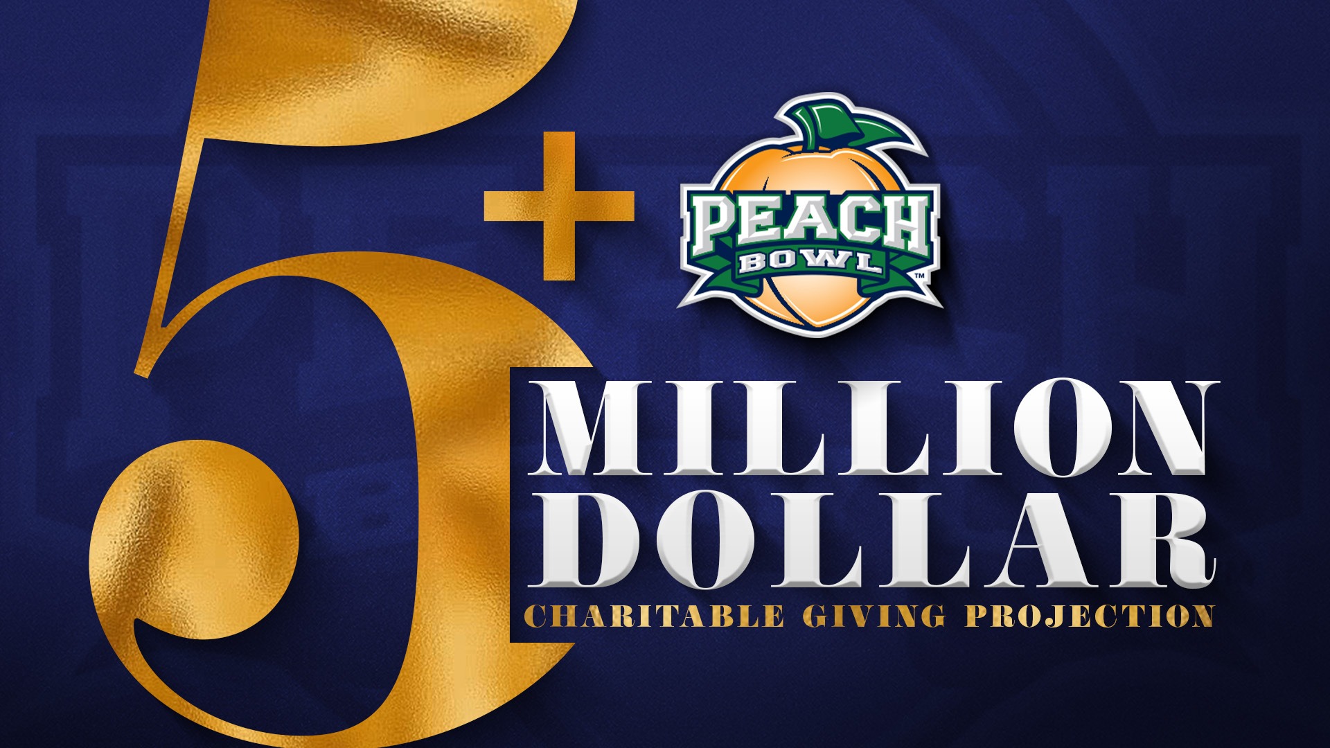 Peach Bowl, Inc. Projected for Over $5 Million in Charitable Giving for 2025-26 College Football Season 
