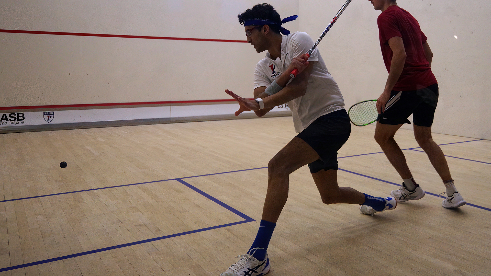 Rehan Luthra Men's Squash Action