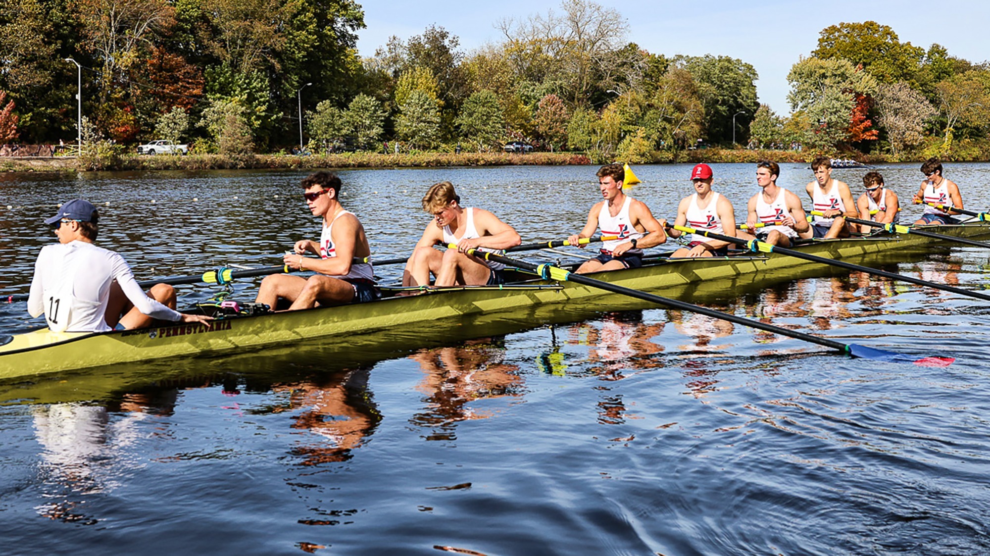 Men's heavyweights at 2025 Head of the Charles 10-19-2025