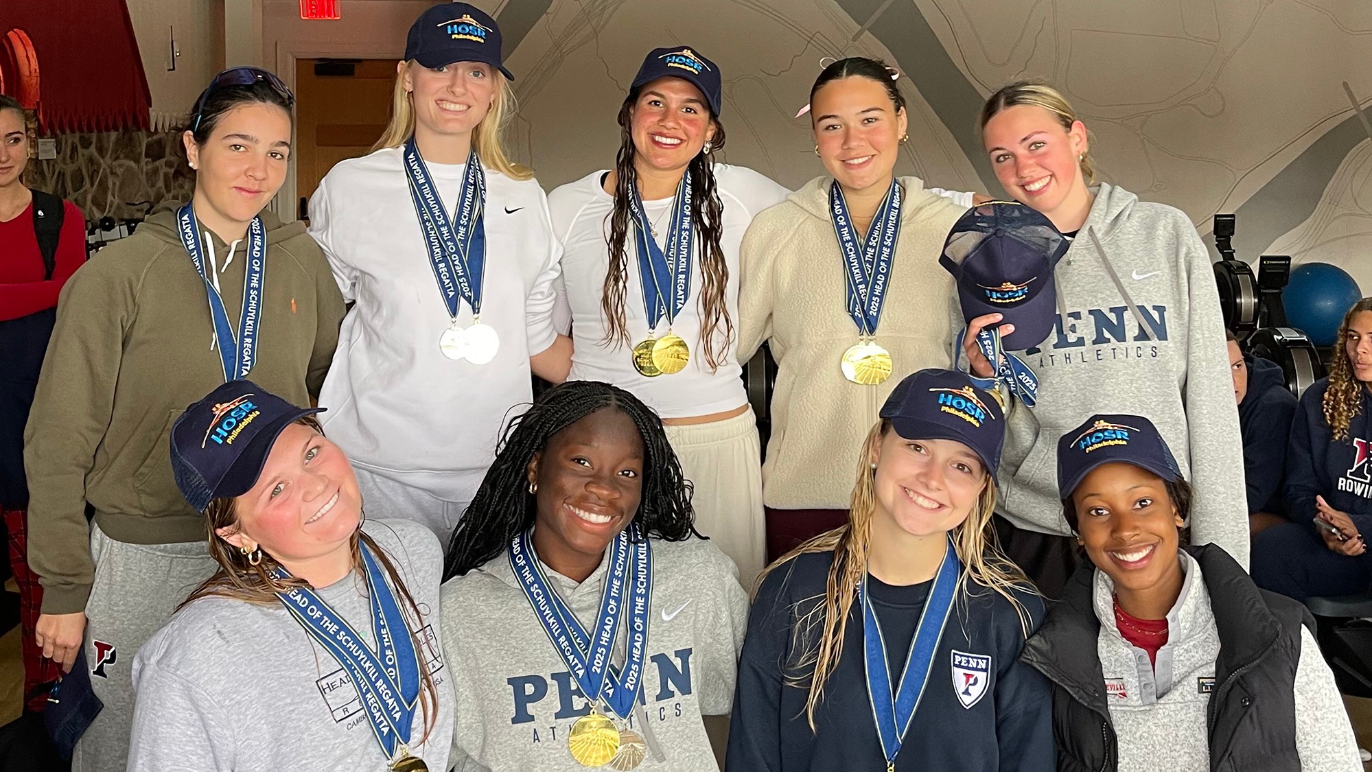 winning frosh/novice 8+ at Head of the Schuylkill 10-25-2025`