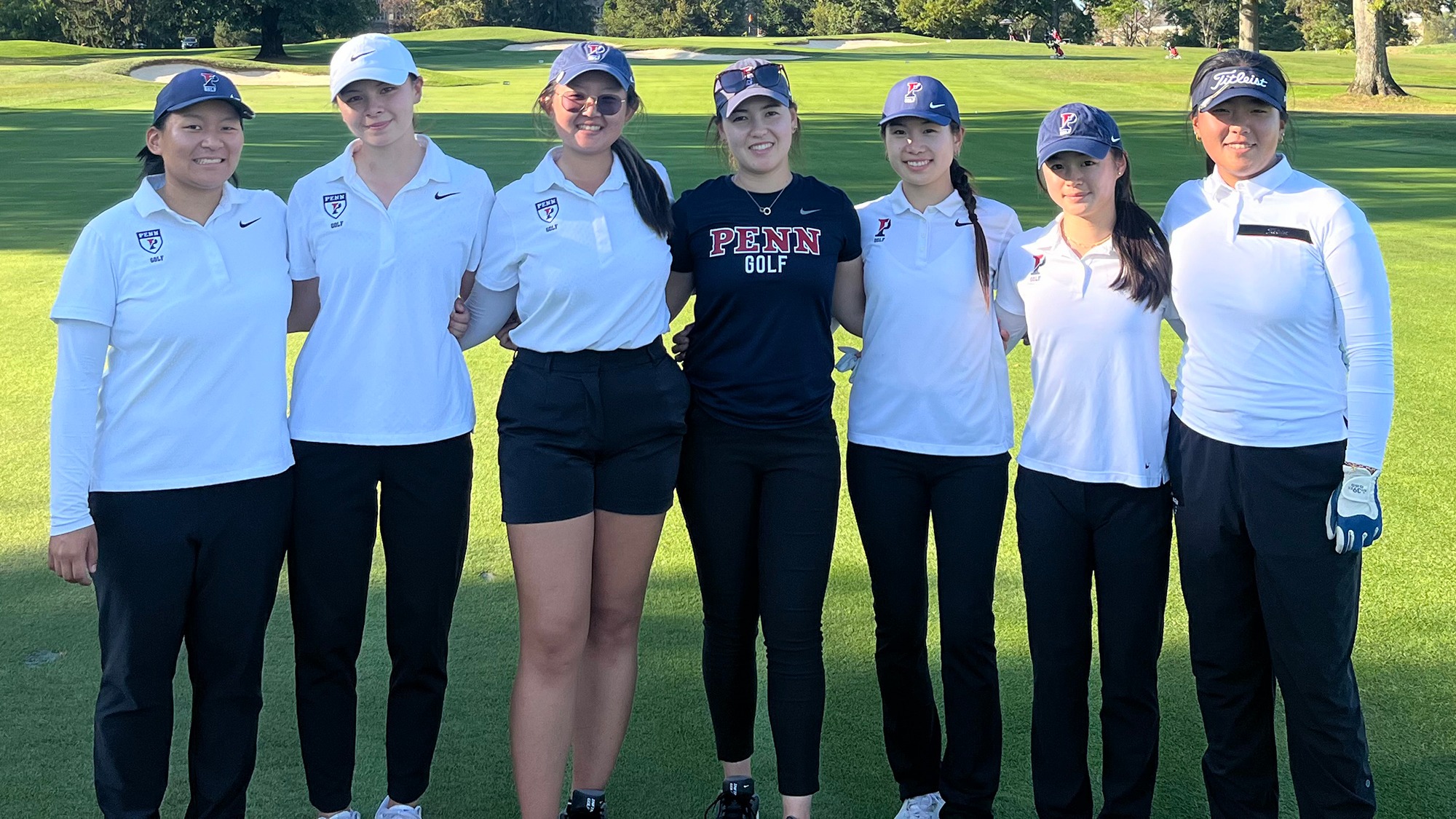 women's golf at practice round ahead of Princeton Invitational 10-03-2025