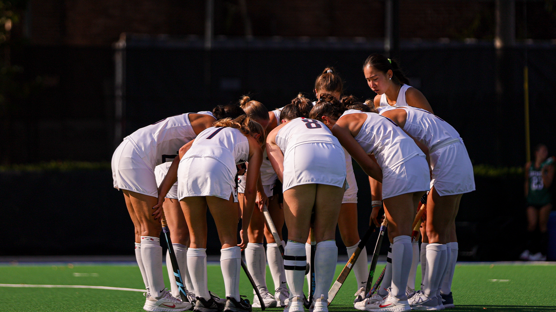 Field Hockey huddle