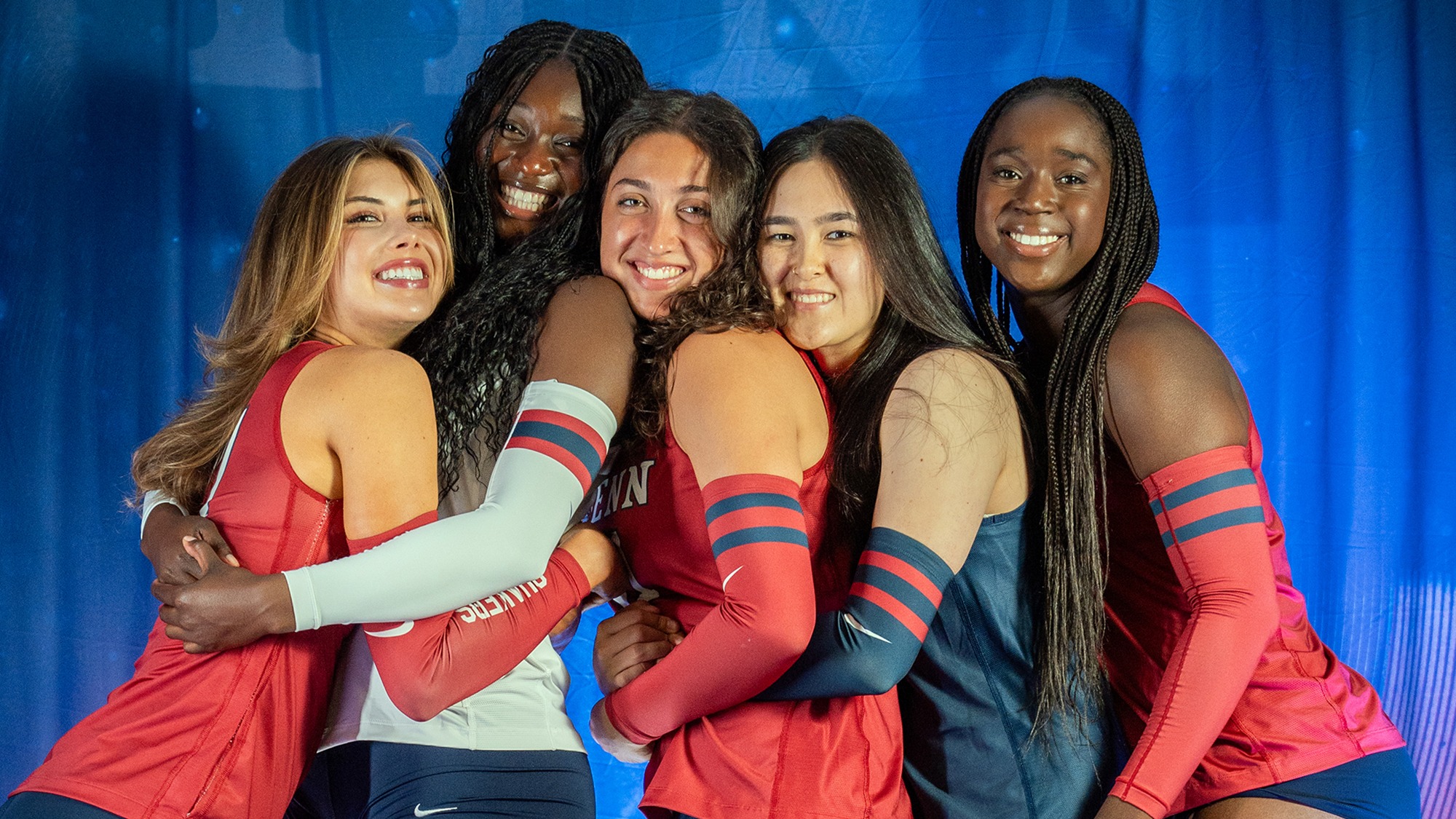 VB Class of 2025 (l-r) Claire Deller Jalen Tennyson Anna Shohfi Abigail Reid Feyi Ogunlari