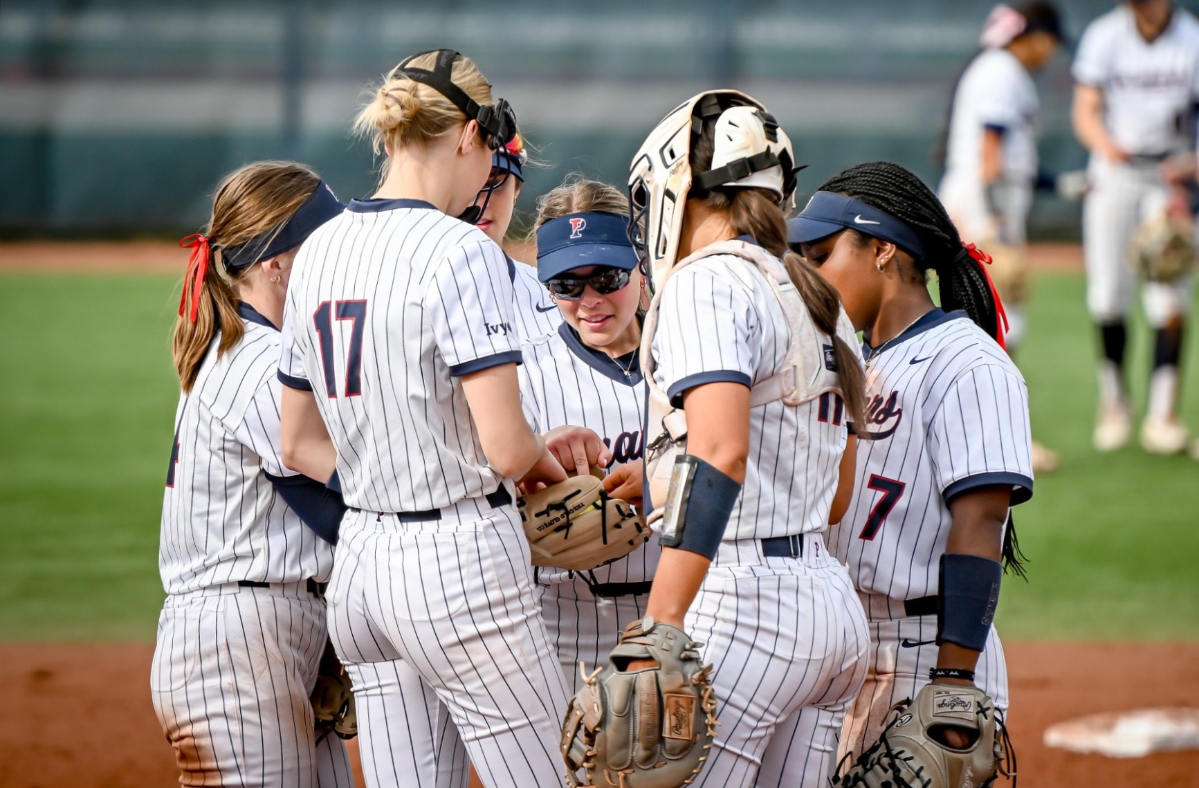 Softball Team Huddle