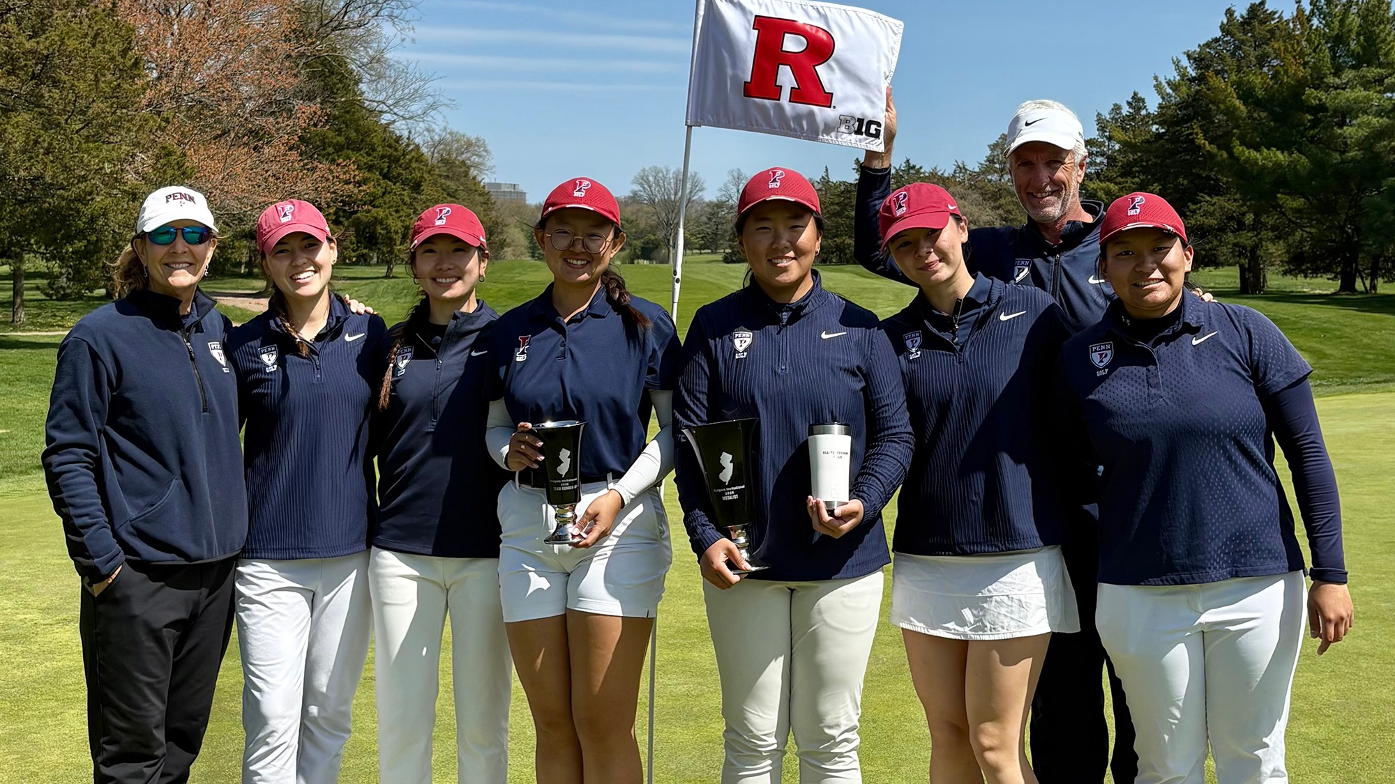 women's golf team at Rutgers Invitational 4-12-2026
