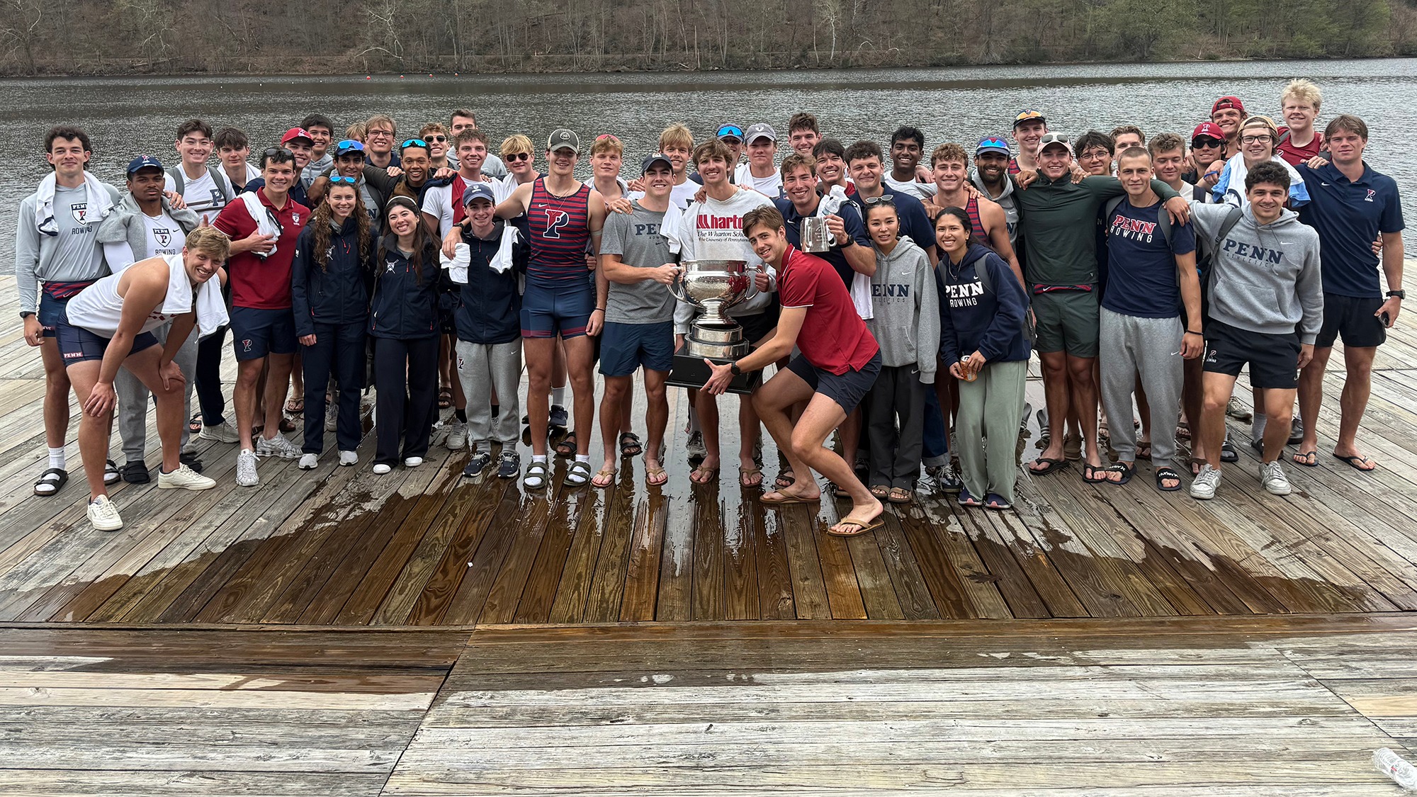HROW team with Blackwell Cup, Colgan Cup at Yale 04-18-2026