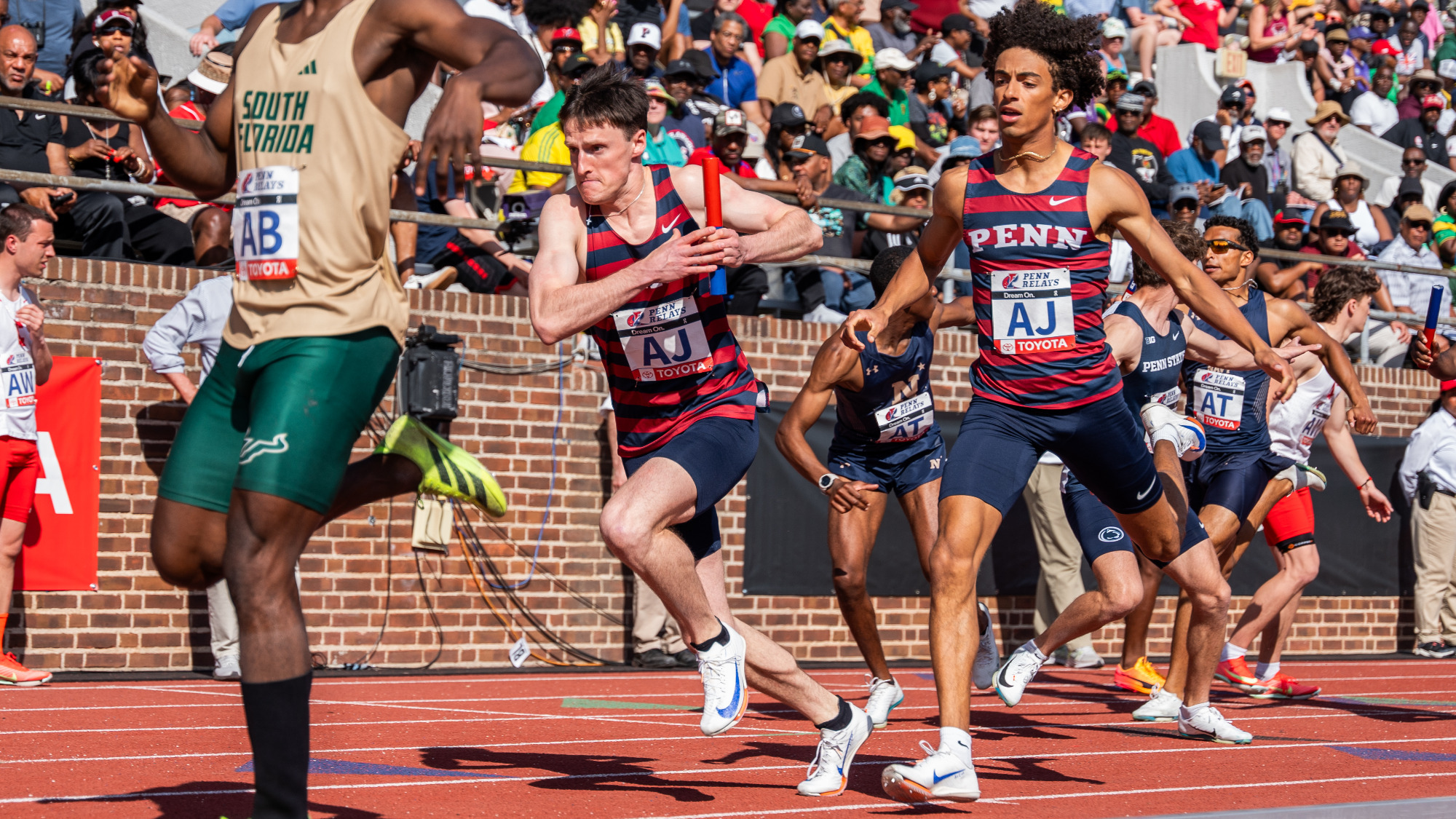 Nayyir and Ben at 2025 Penn Relays