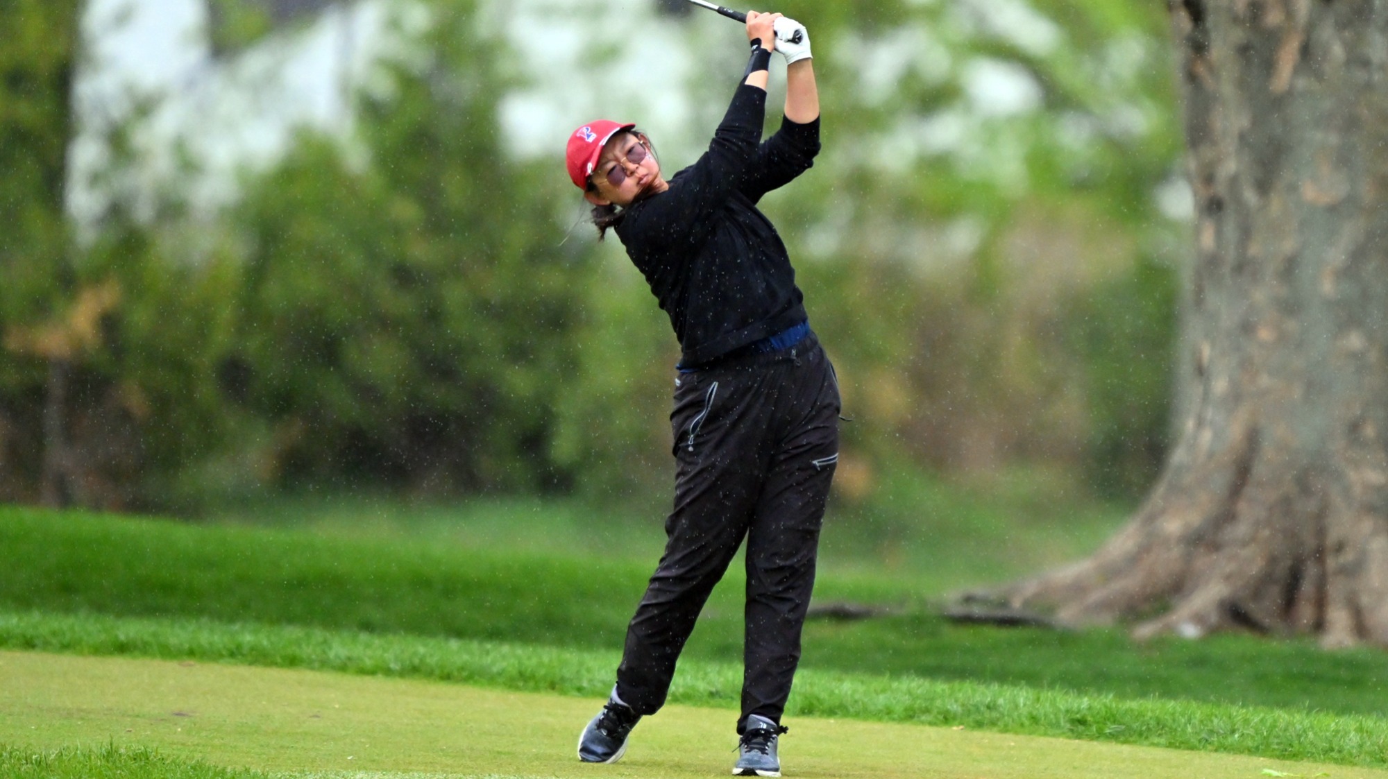 Mi Li at the Ivy League Championship Day 2 4-25-2026