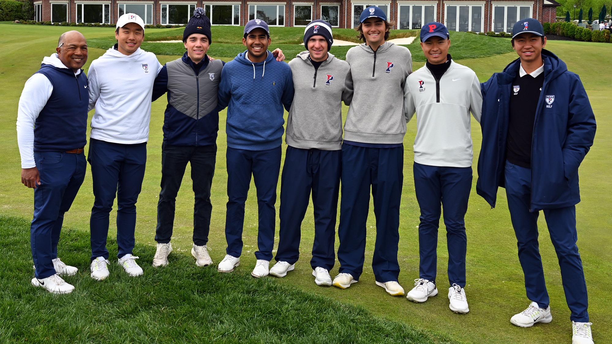 men's golf group shot at Ivy League Championship Baltusrol 4-26-2026