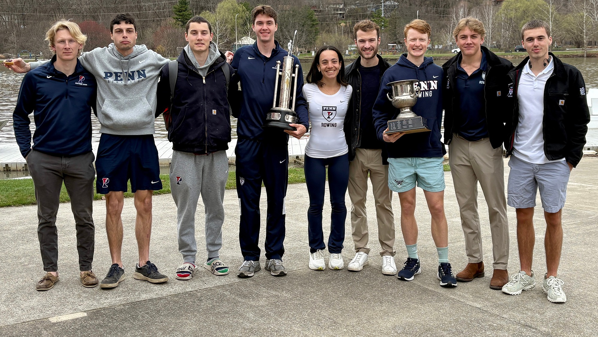 1V8 with Matthews Trophy at Cornell 4-4-2026