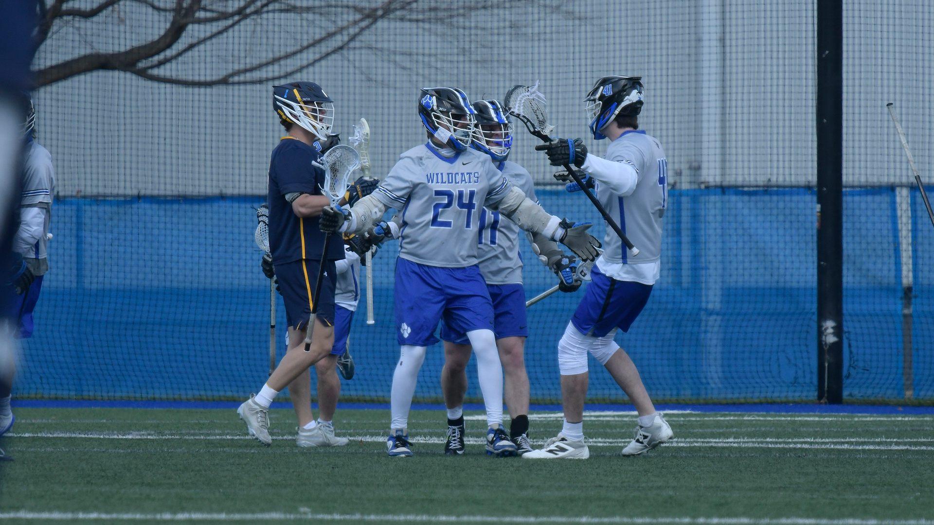 Penn College men's lacrosse player in action against St. Mary's (MD)