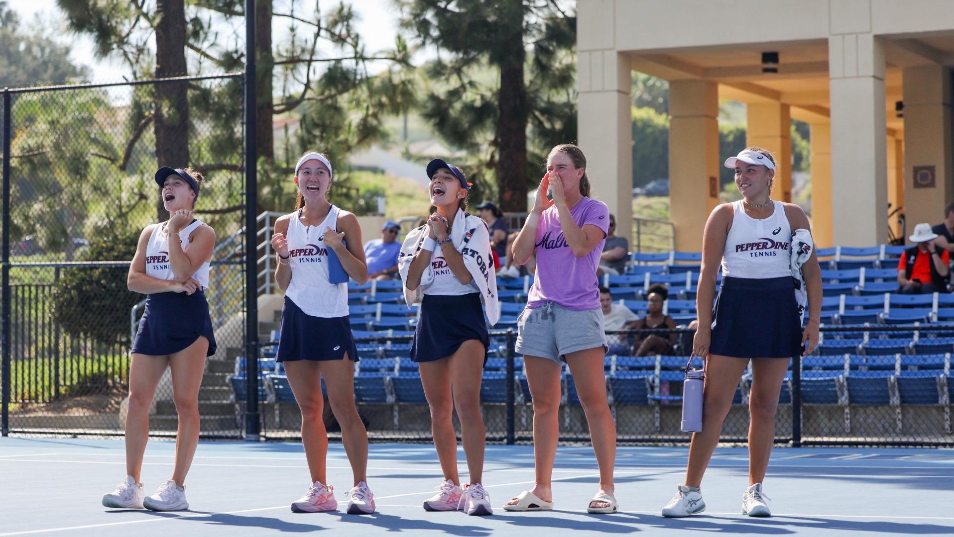 Tennis Team Celebration