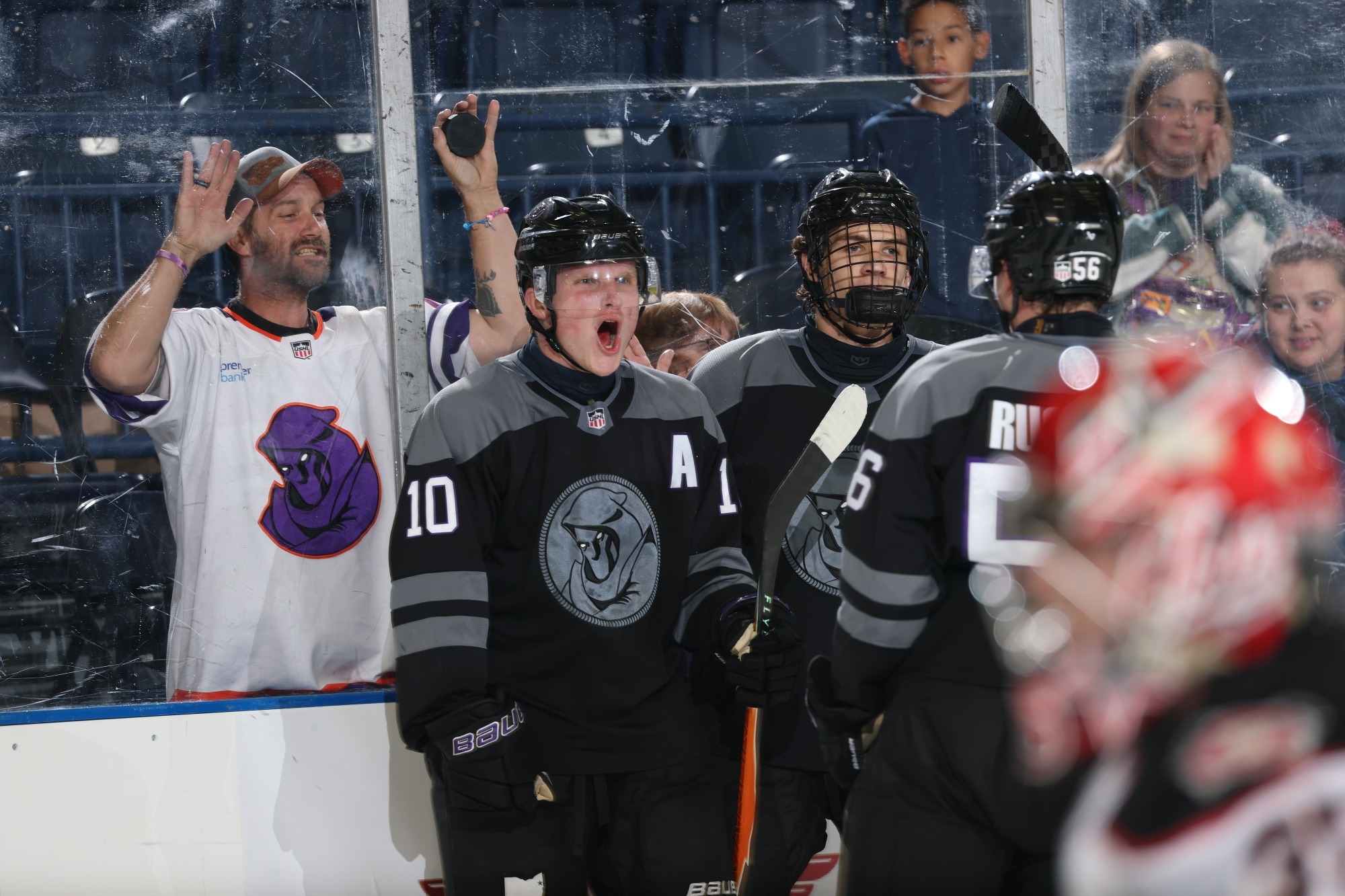 EVAN JARDINE CELEBRATES A GOAL AGAINST THE CHICAGO STEEL ON OCTOBER 31, 2025