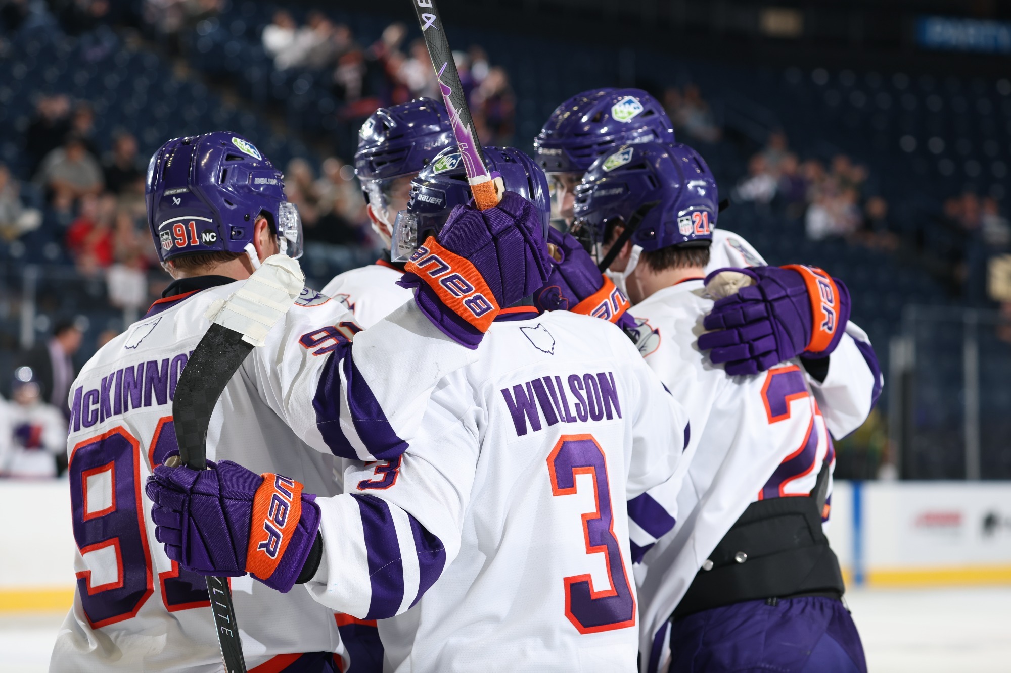 THE YOUNGSTOWN PHANTOMS CELEBRATE A GOAL