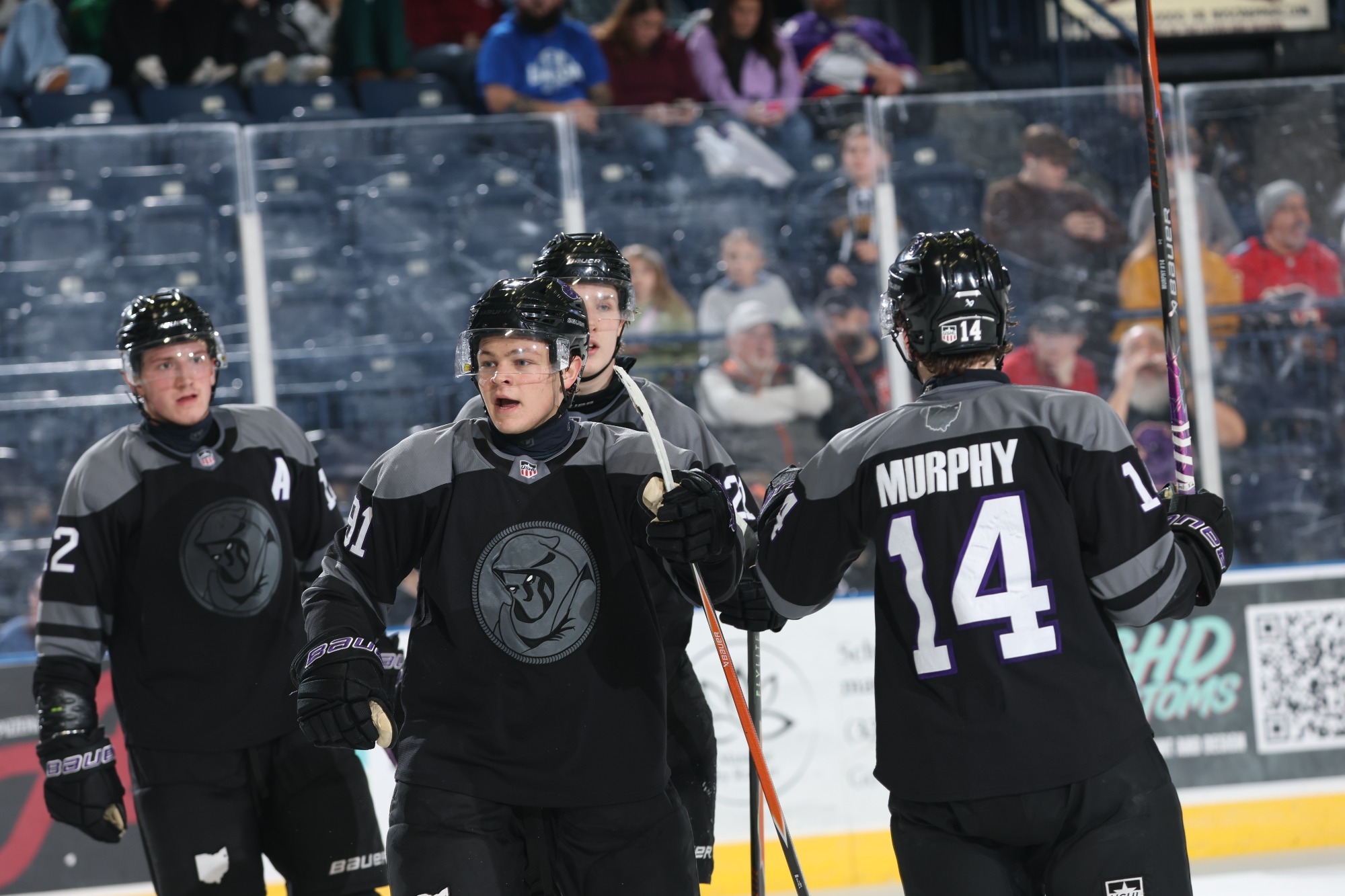 THE YOUNGSTOWN PHANTOMS CELEBRATE A GOAL